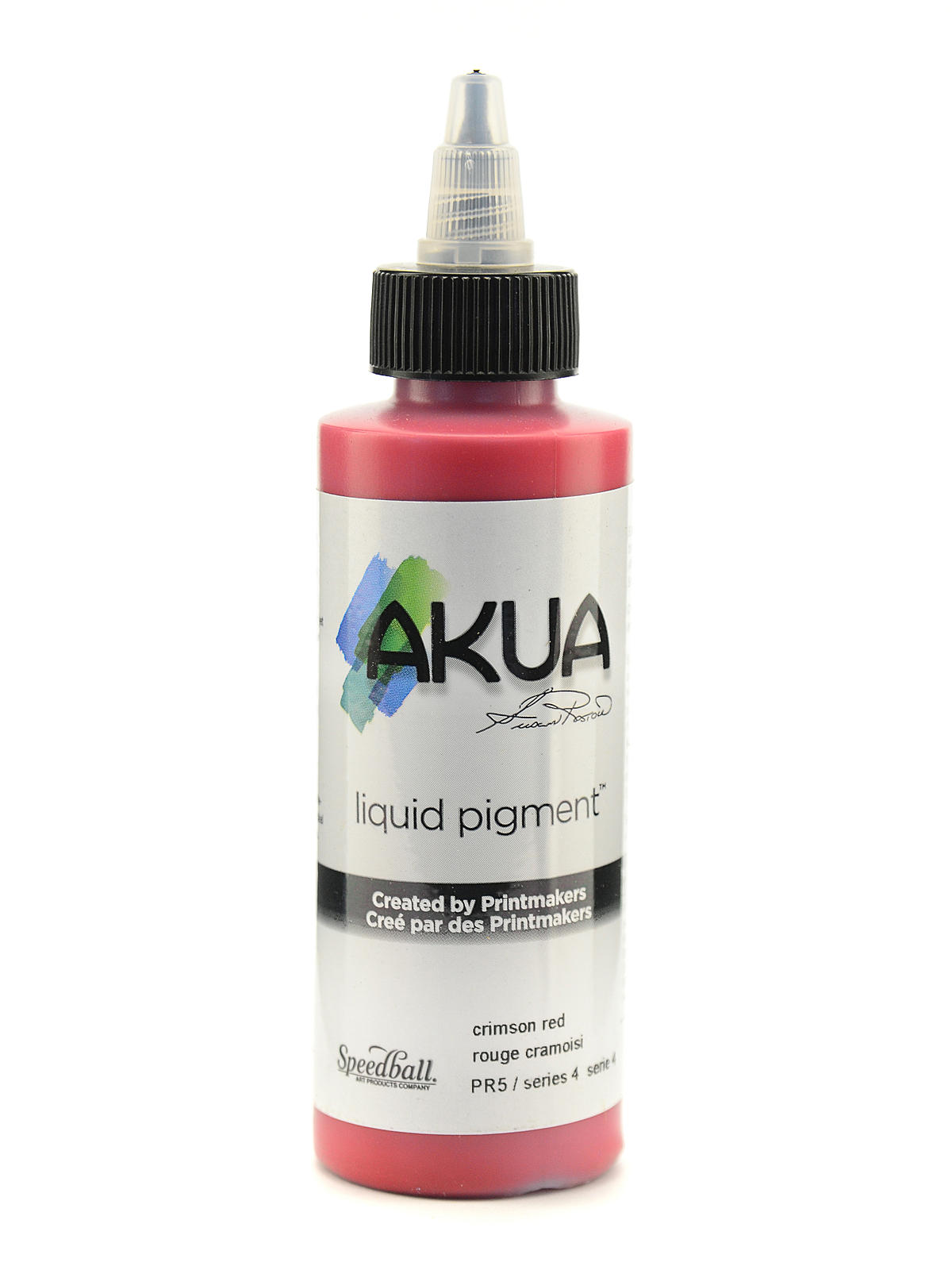 Liquid Pigment crimson red 4 oz.