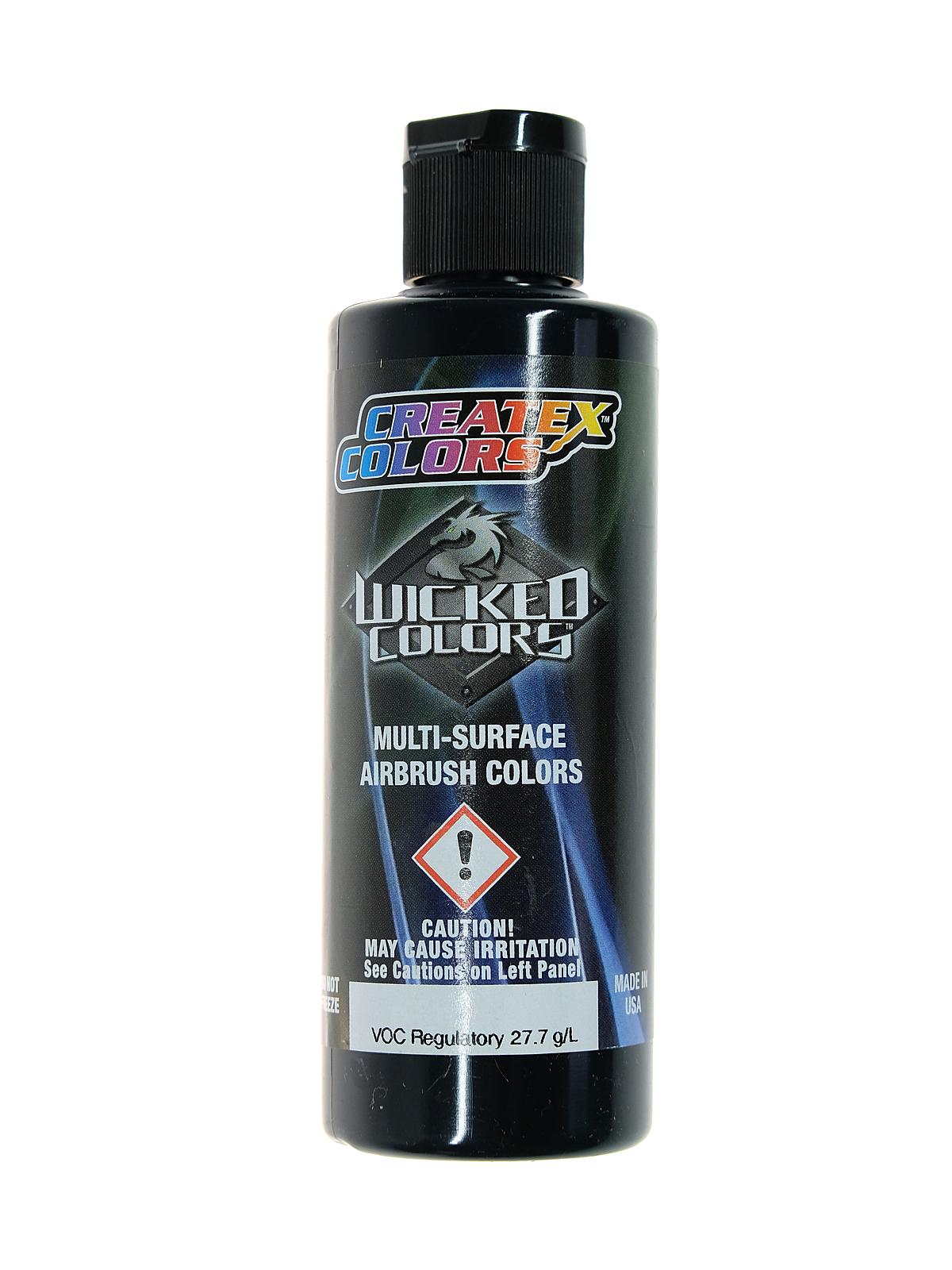 Wicked Colors jet black 4 oz.