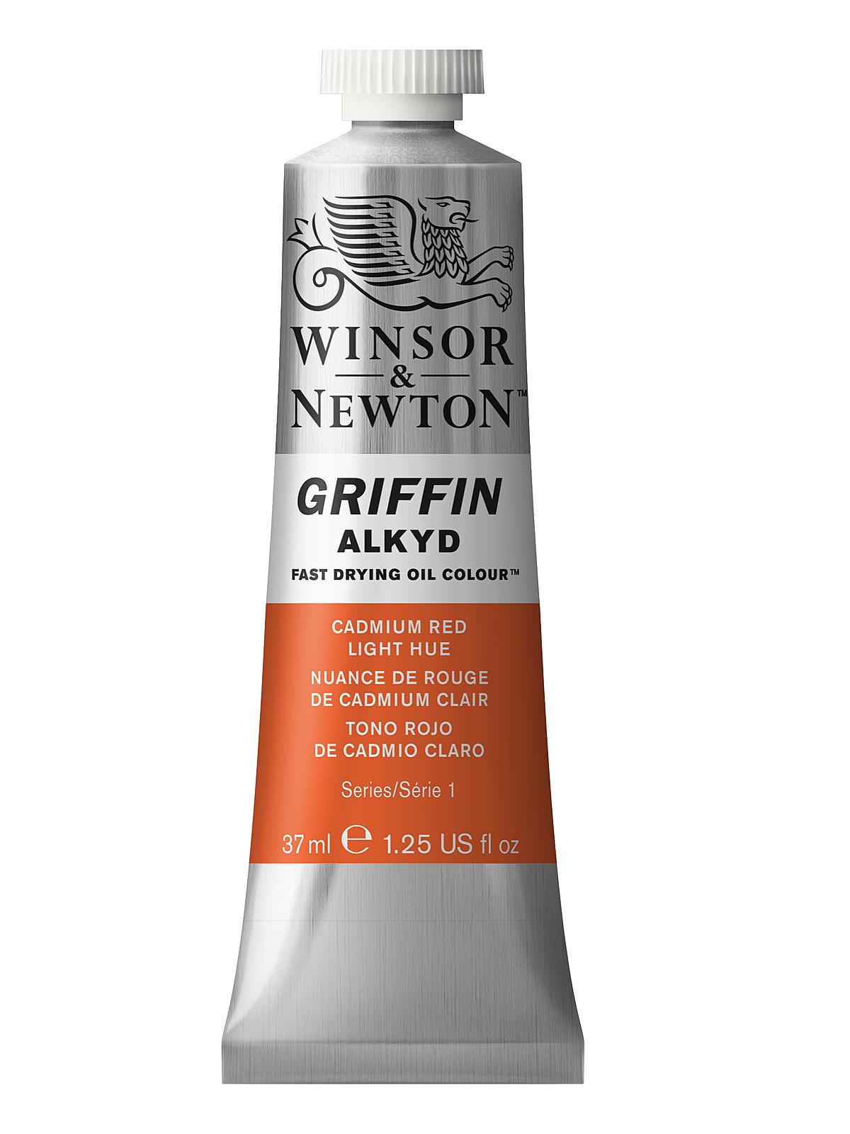 Griffin Alkyd Oil Colours cadmium red light hue 37 ml 101