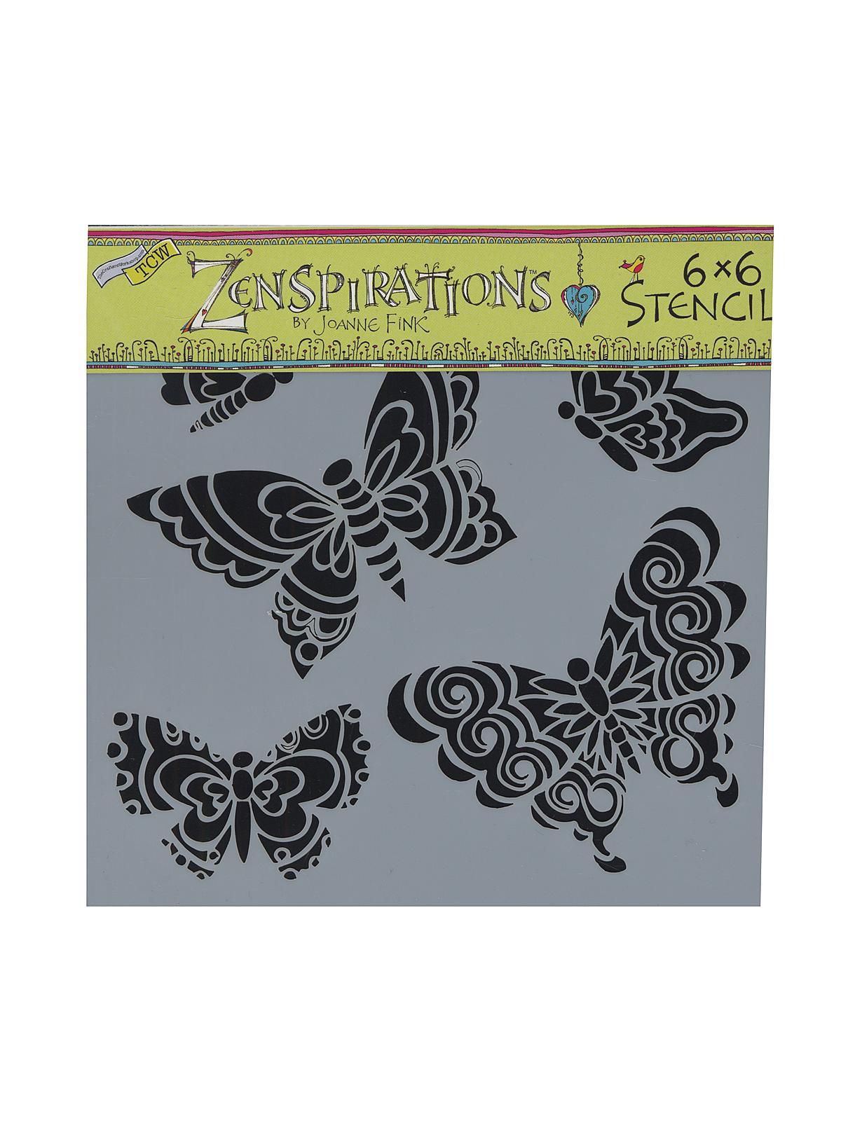 Stencils Solid Butterflies 6 In. X 6 In.