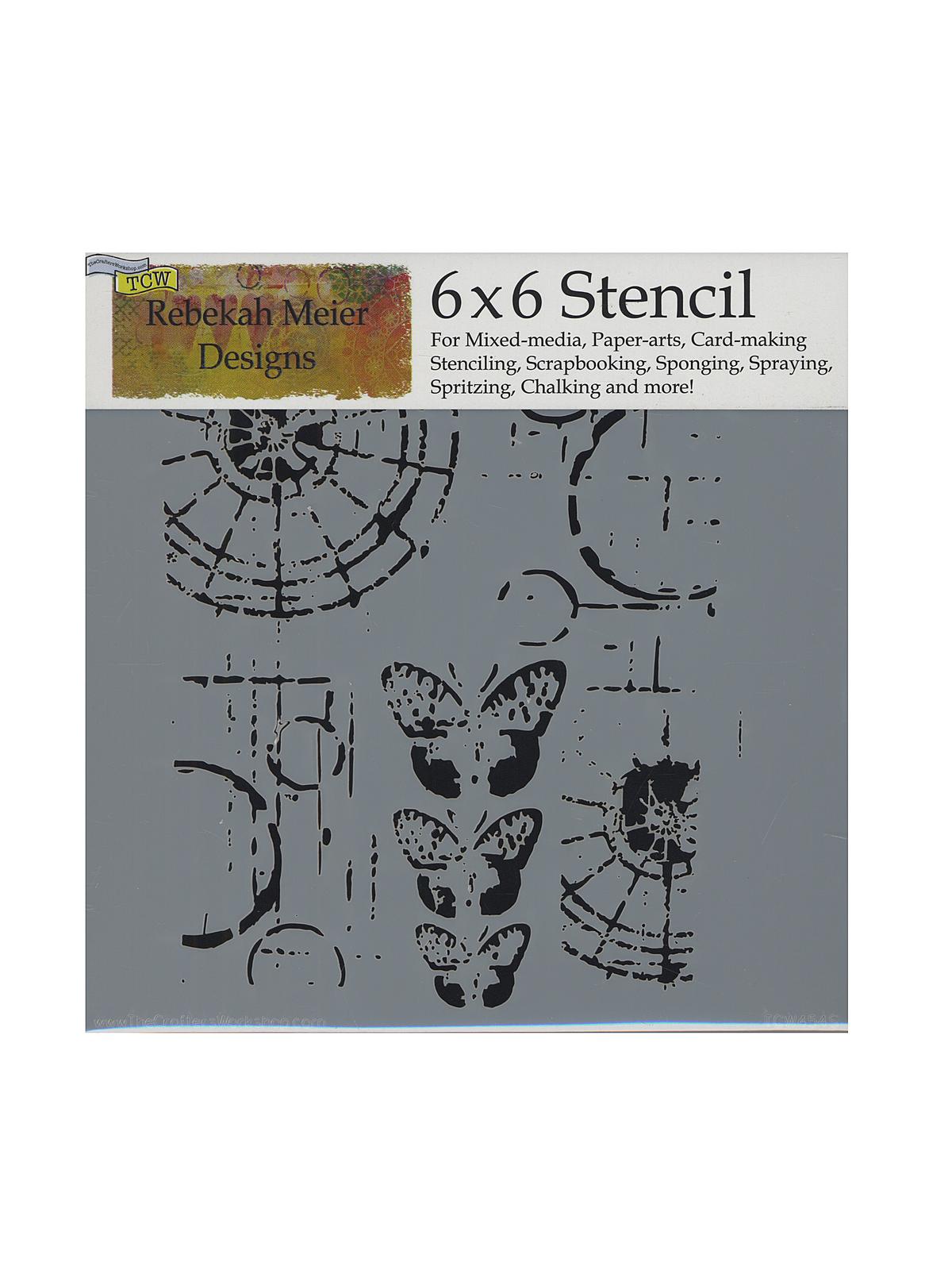 Stencils specimen 6 in. x 6 in.