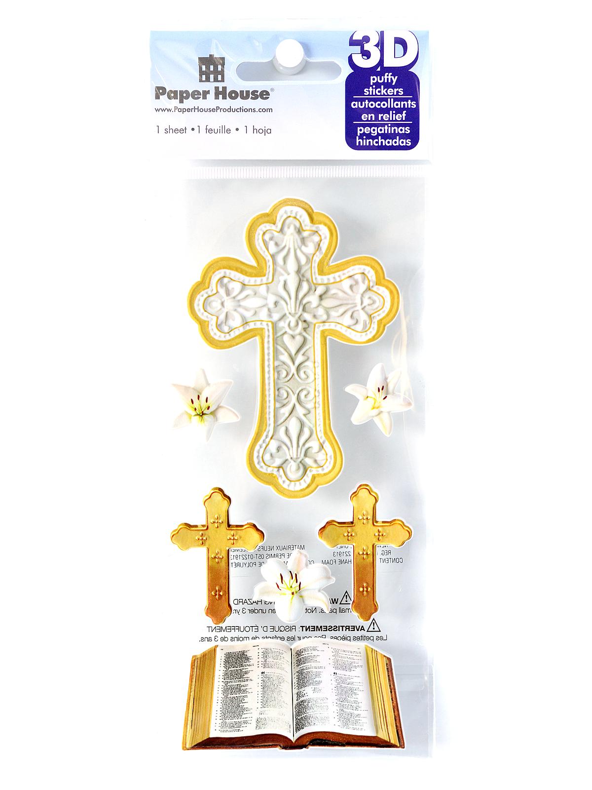 3d Puffy Stickers Crosses