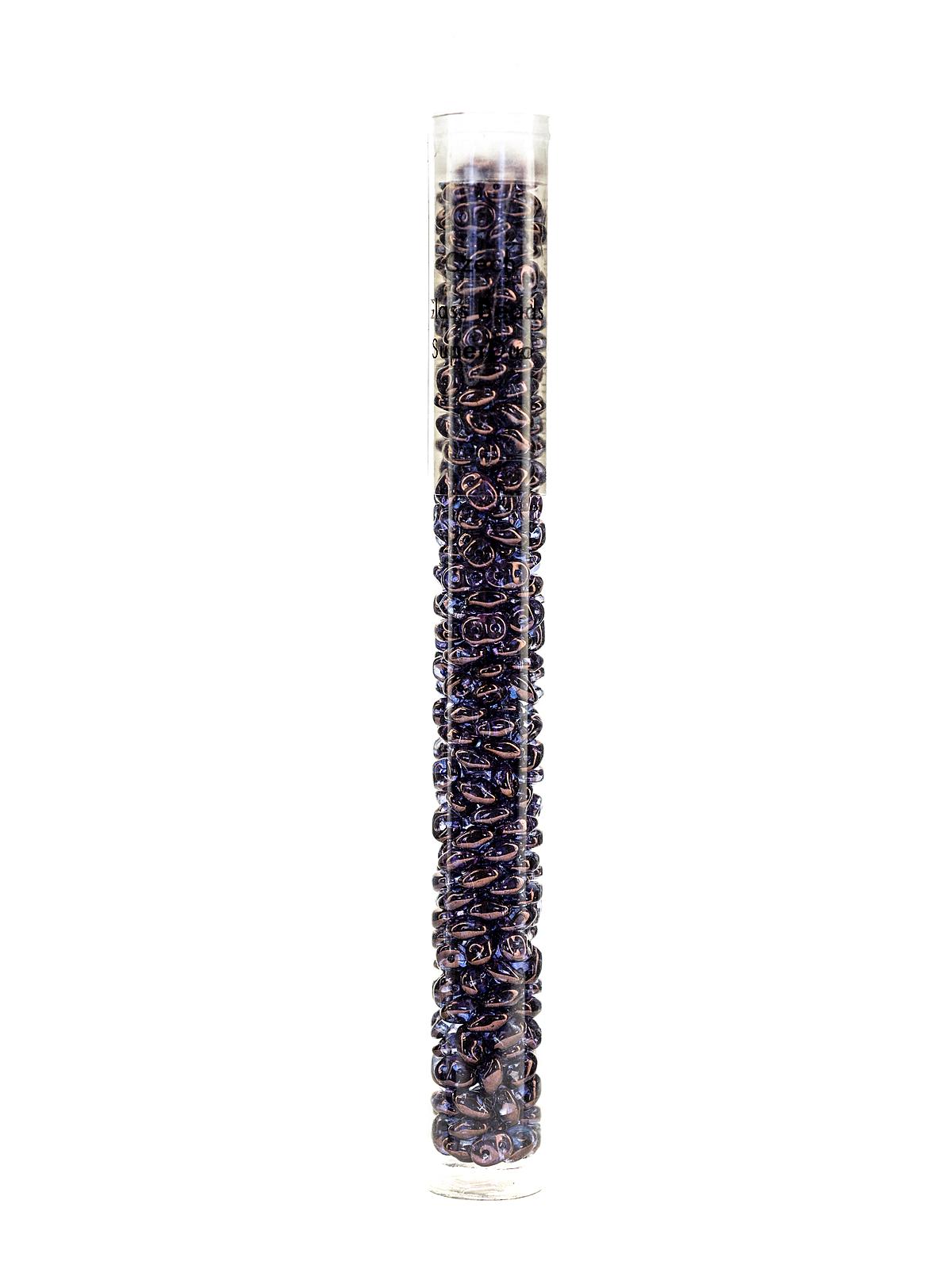 Super Duo Beads Vega On Crystal 2.5 Mm X 5 Mm 24 Gm Tube