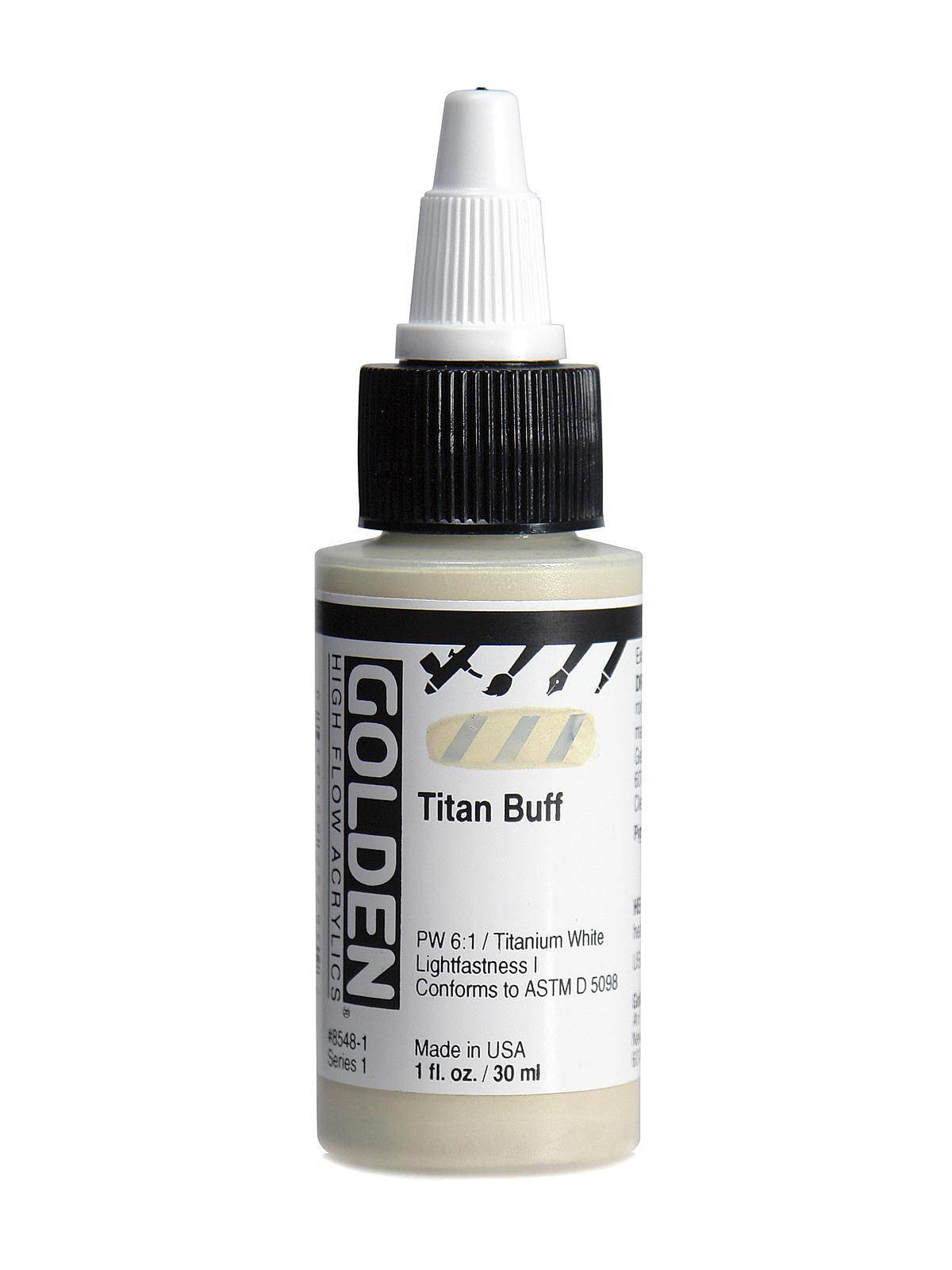 High Flow Acrylics titan buff 1 oz.