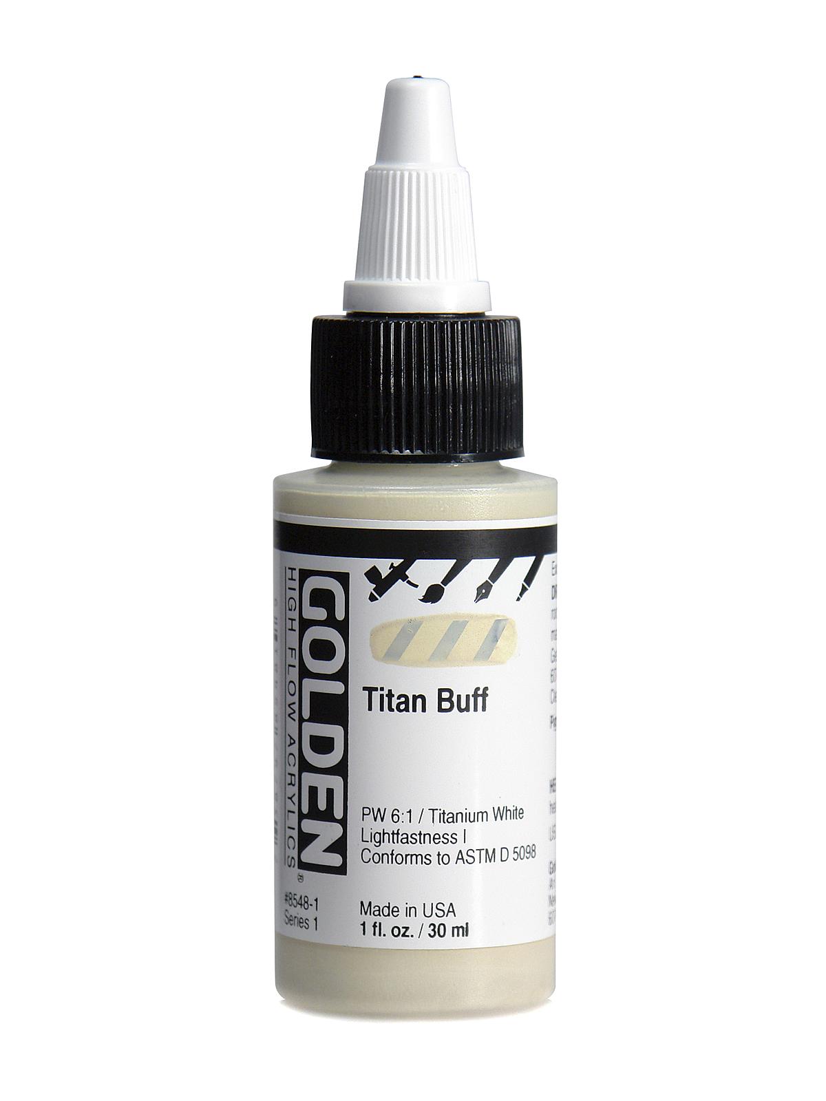 High Flow Acrylics Titan Buff 1 Oz.