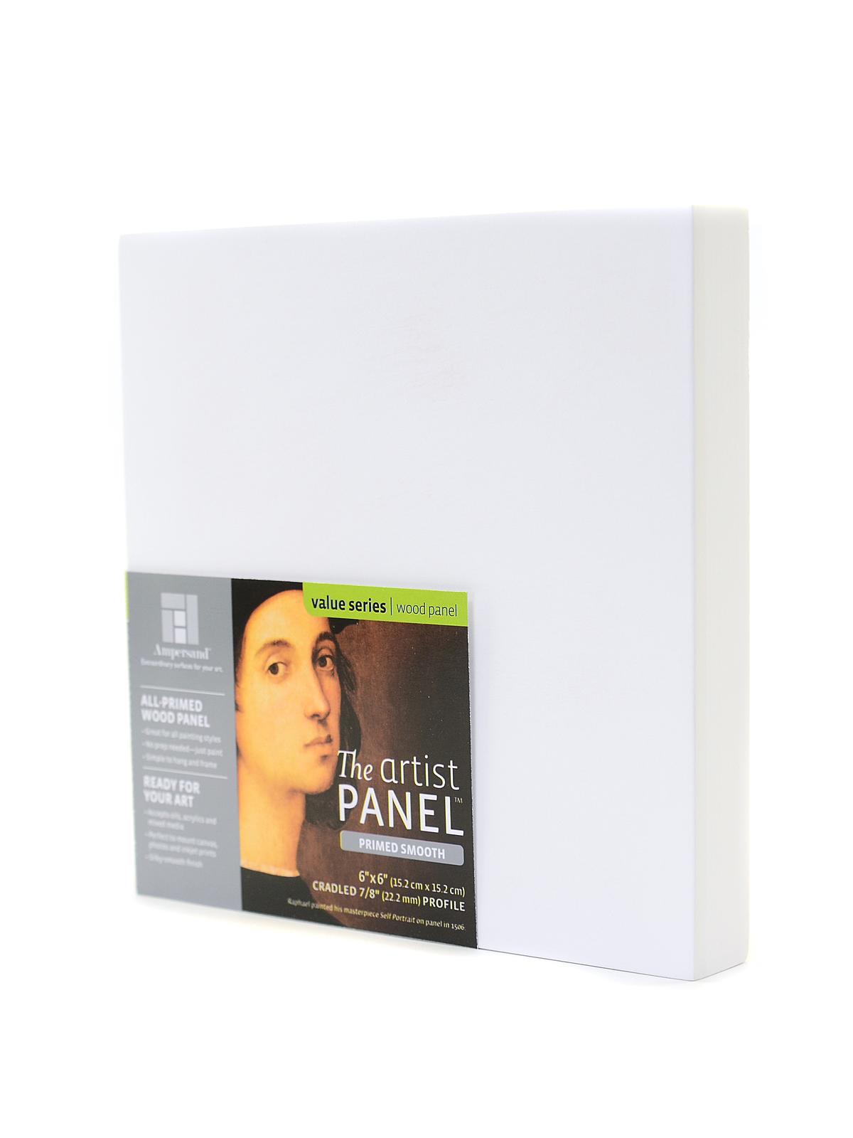 The Artist Panel Primed Smooth Cradled Profile 7 8 in. 6 in. x 6 in.