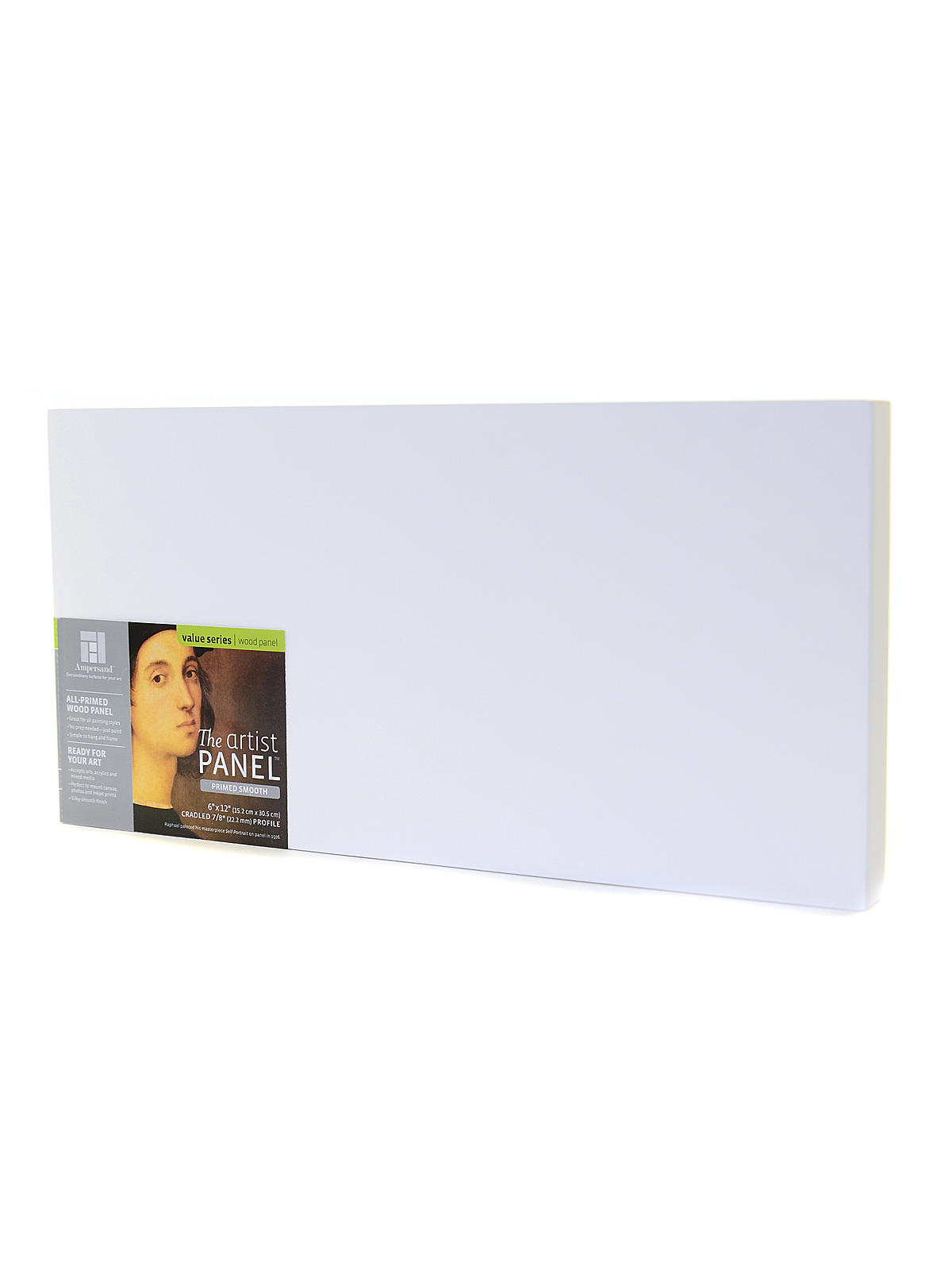 The Artist Panel Primed Smooth Cradled Profile 7 8 in. 6 in. x 12 in.