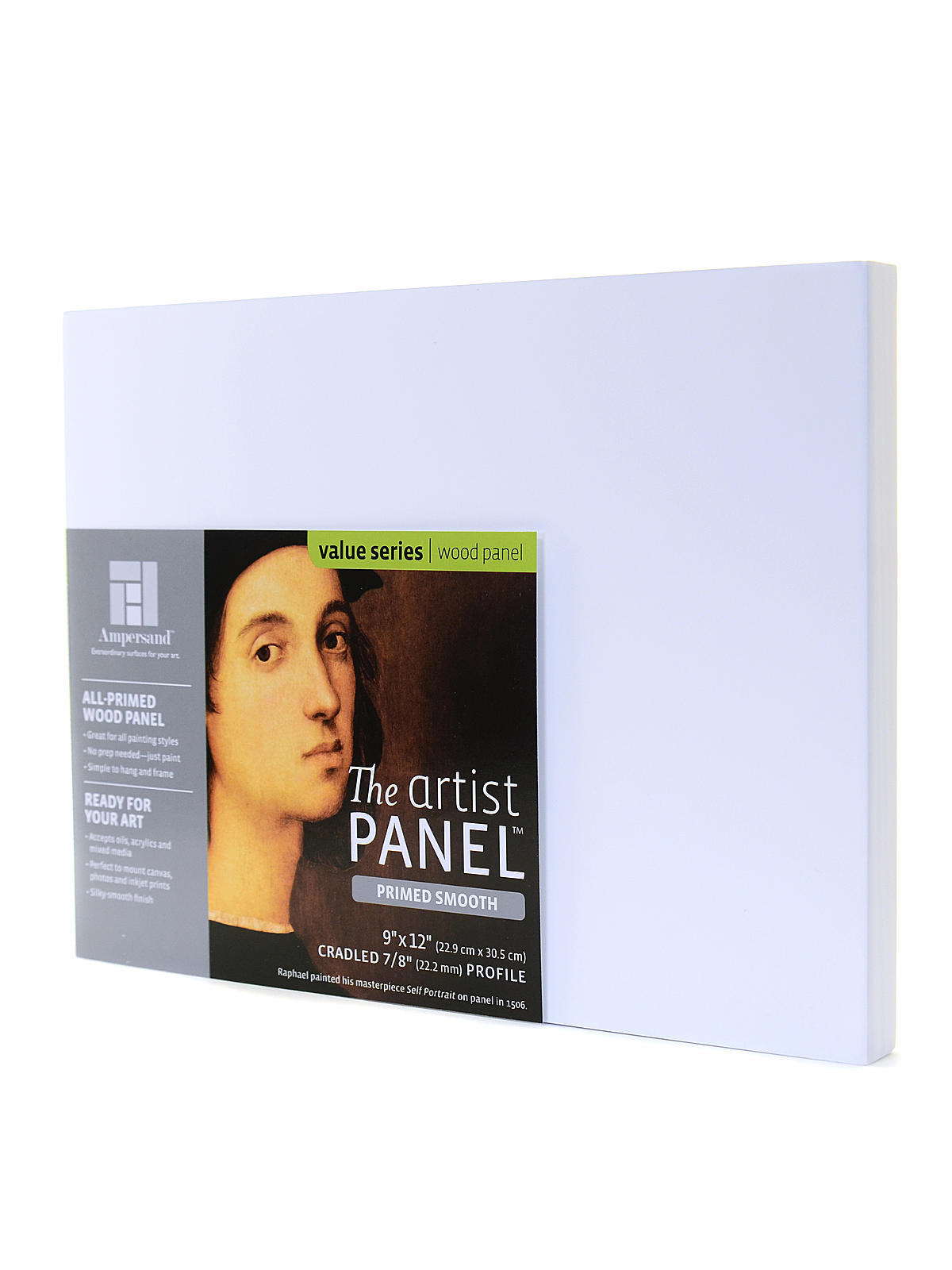 The Artist Panel Primed Smooth Cradled Profile 7 8 in. 9 in. x 12 in.
