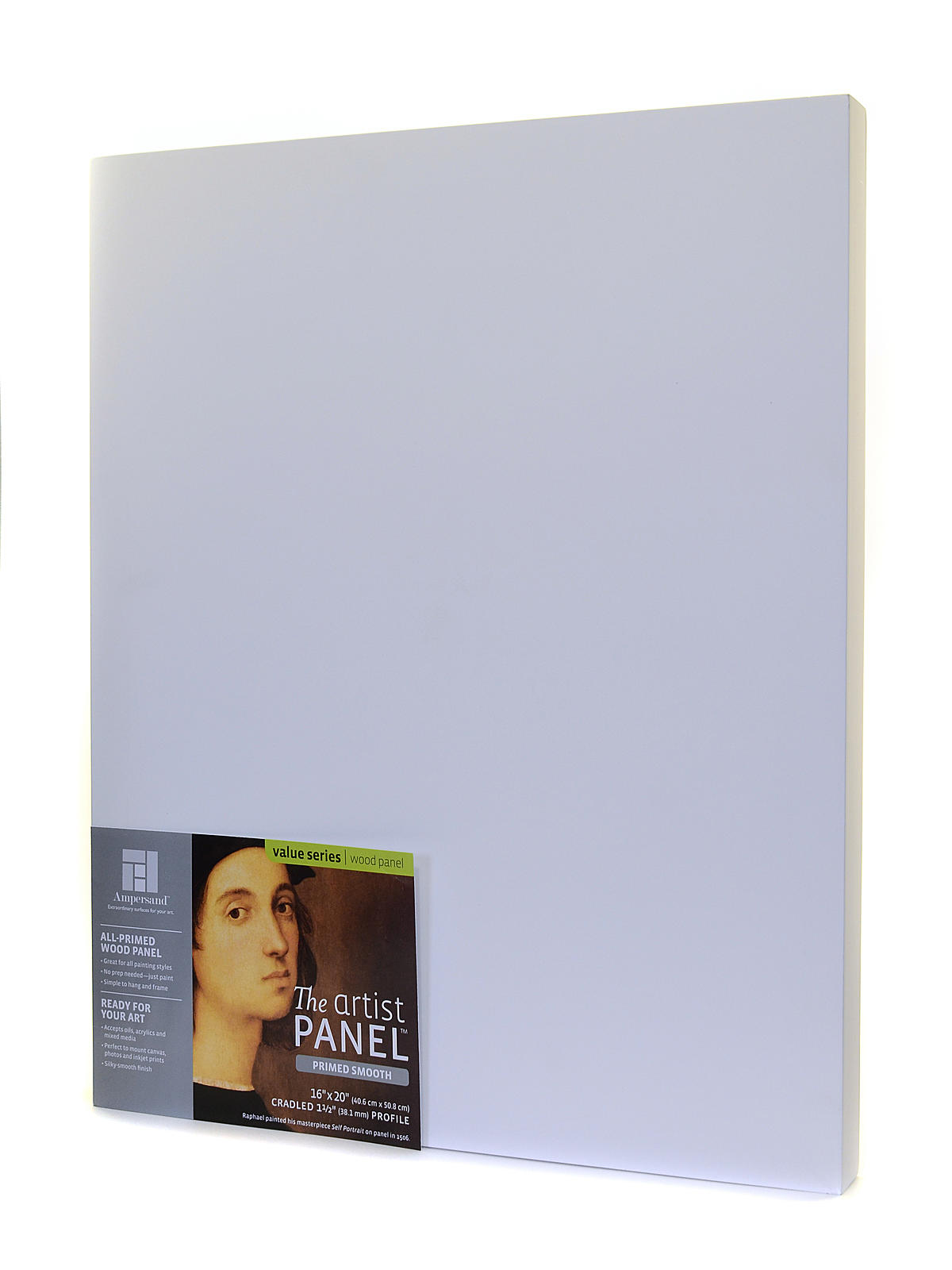 The Artist Panel Primed Smooth Cradled Profile 1 1 2 in. 16 in. x 20 in.