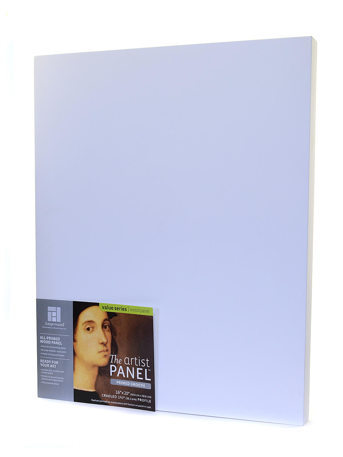The Artist Panel Primed Smooth Cradled Profile 1 1 2 in. 18 in. x 24 in.