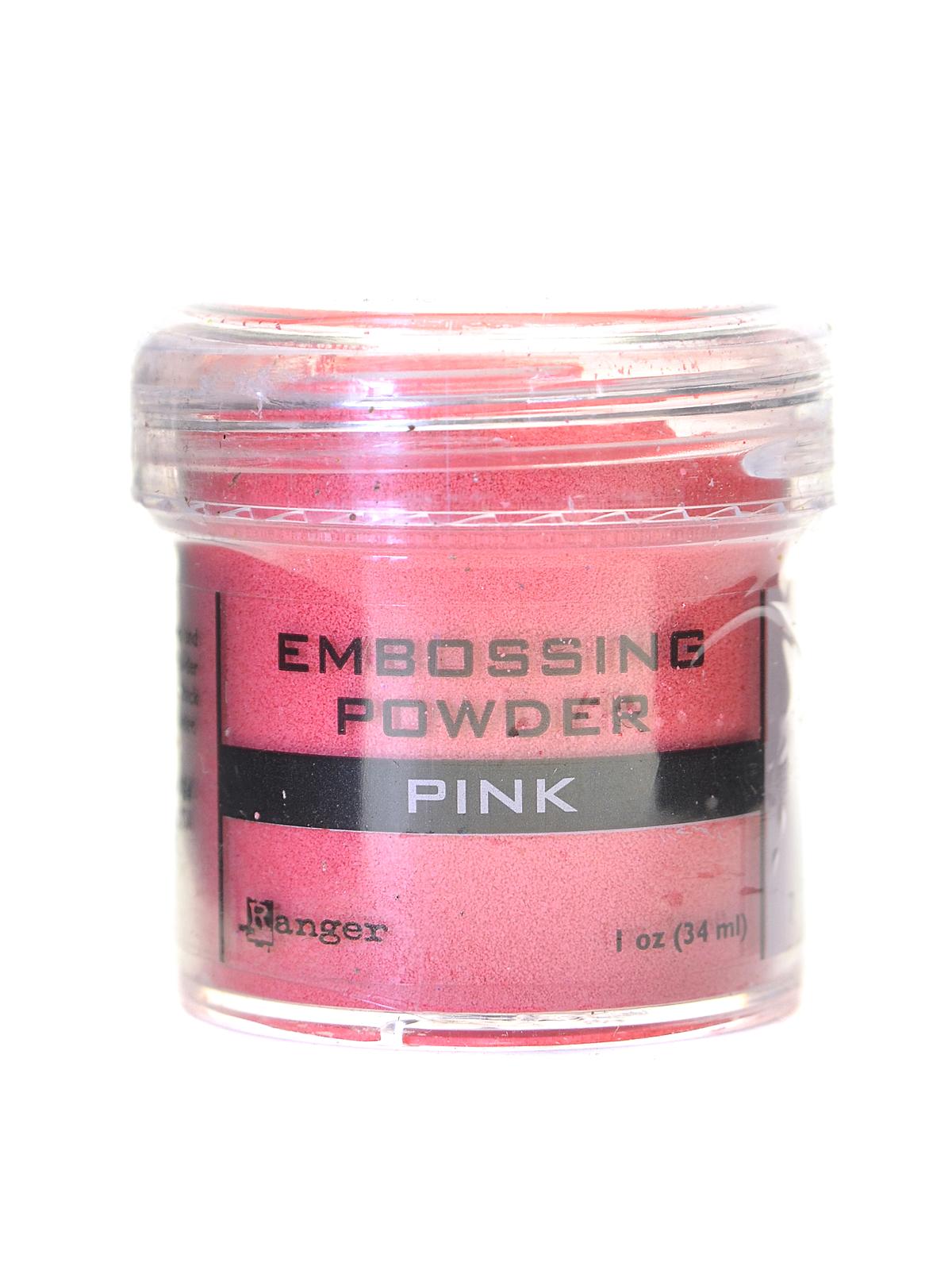 Embossing Powders pink 0.63 oz. jar