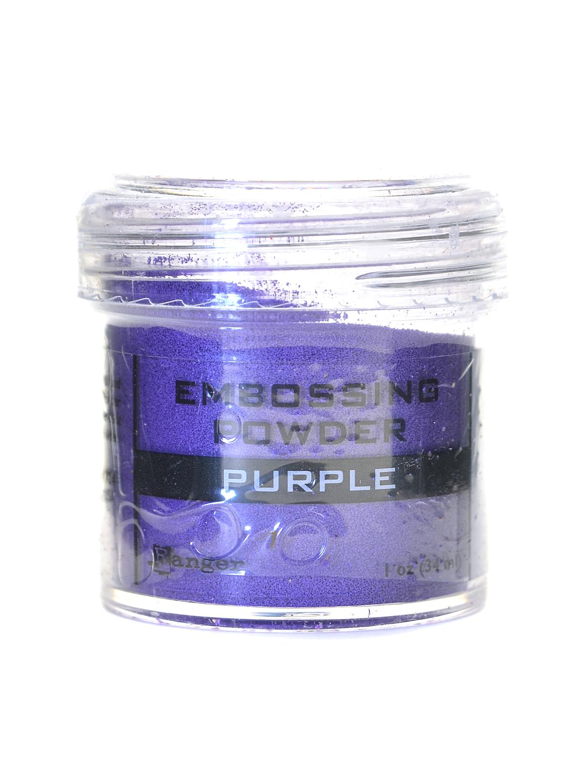 Embossing Powder Purple 1 Oz. Jar