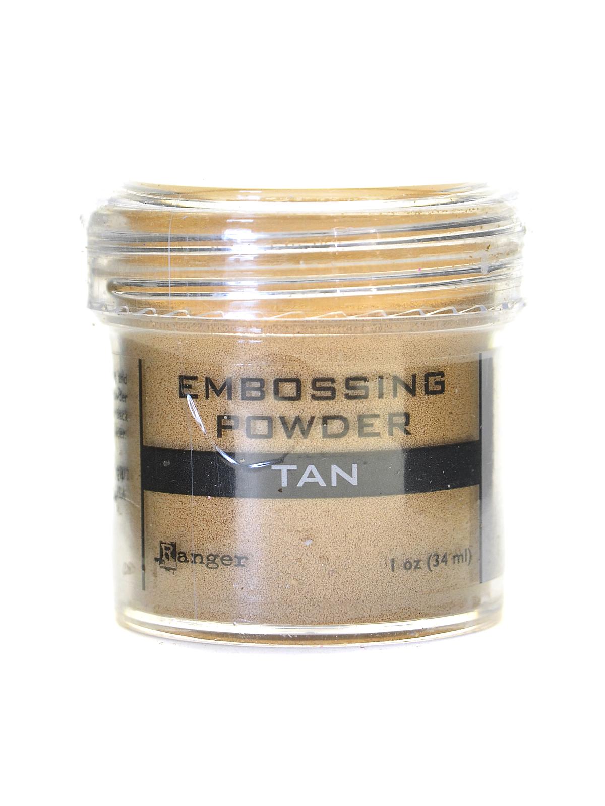 Embossing Powder Tan 1 Oz. Jar
