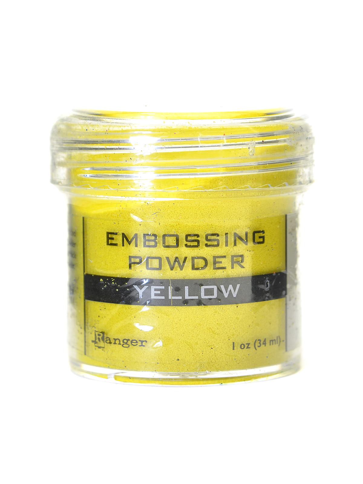 Embossing Powder Yellow 1 Oz. Jar
