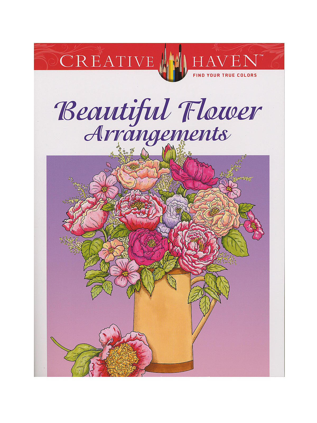Creative Haven Coloring Books Beautiful Flower Arrangements