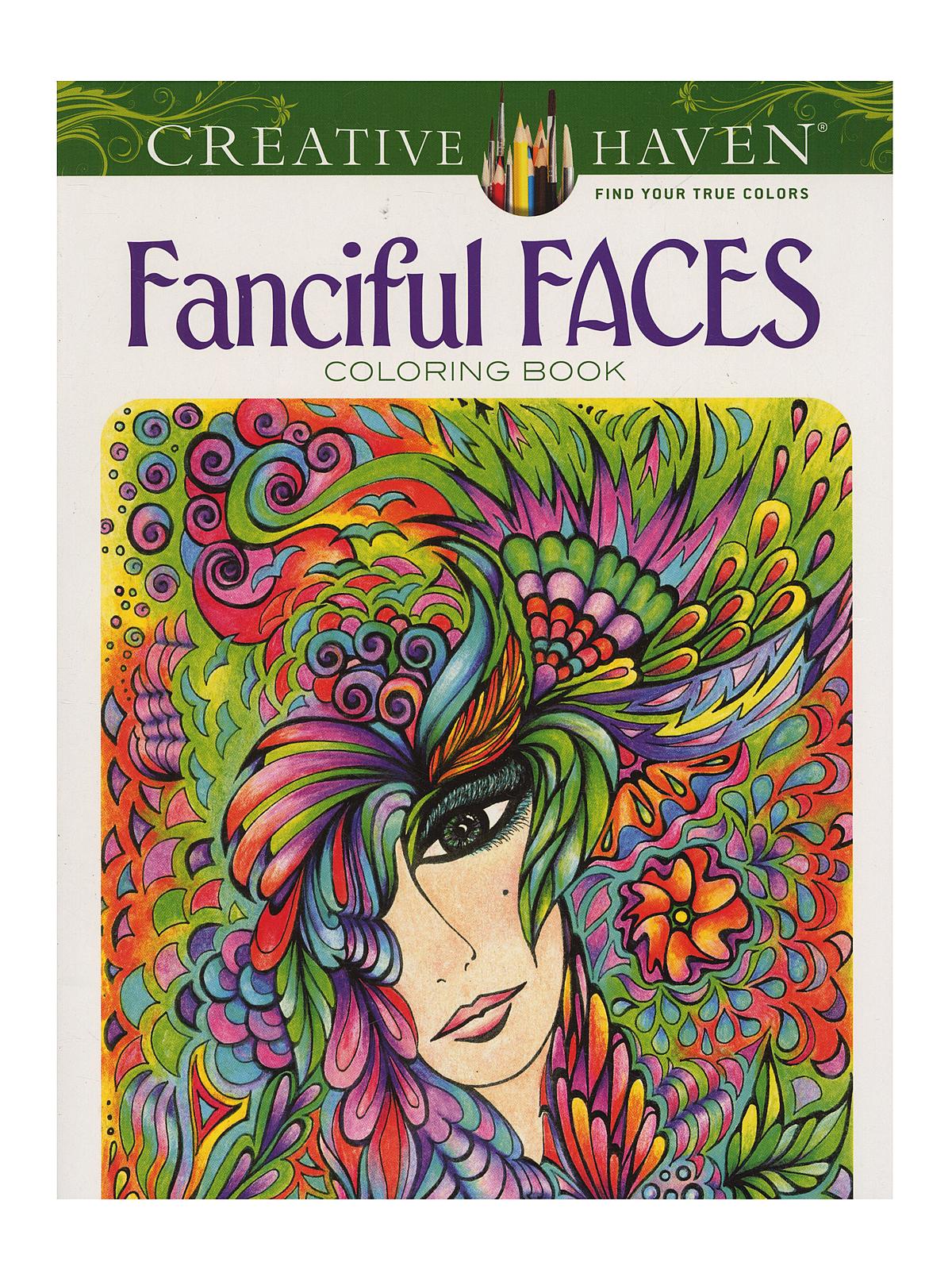 Creative Haven Coloring Books Fanciful Faces