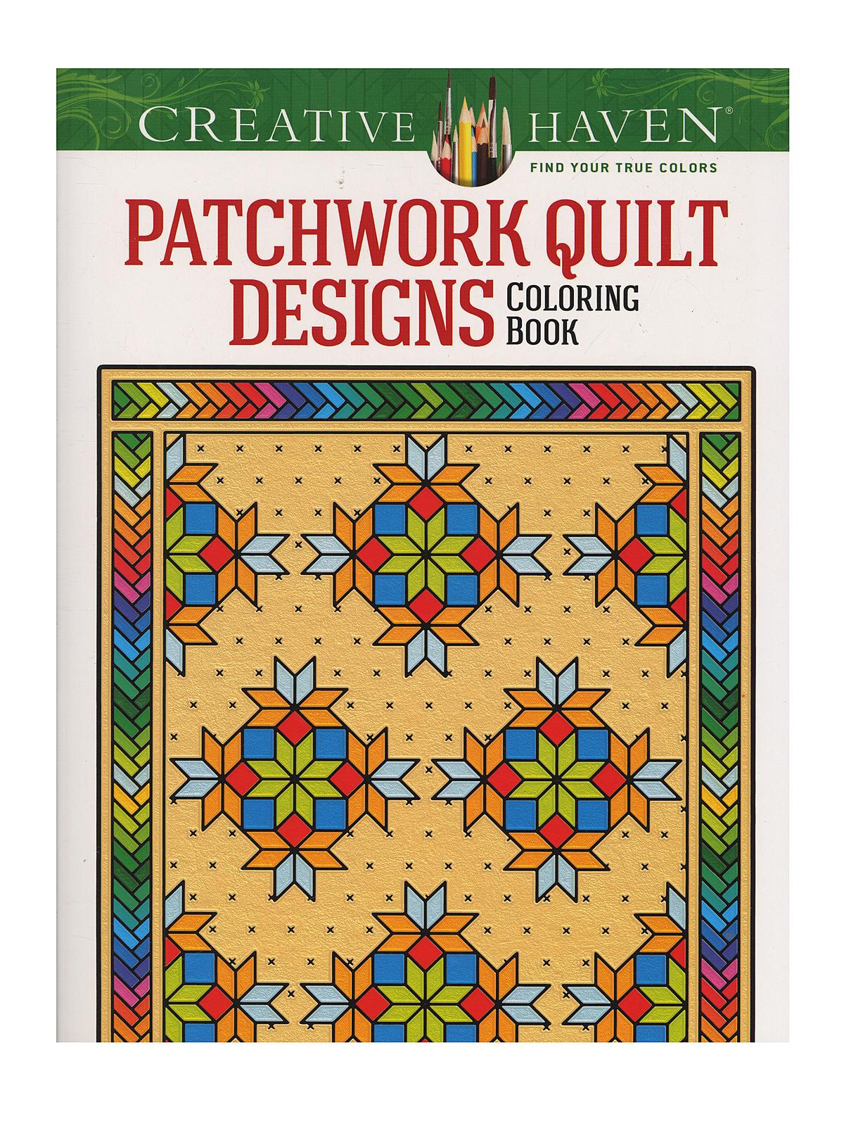 Creative Haven Coloring Books Patchwork Quilt Designs