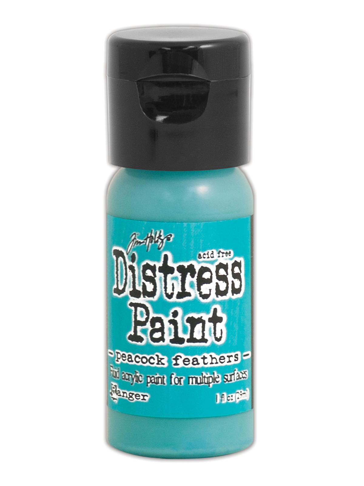 Tim Holtz Distress Paints 1 oz. bottle peacock feathers