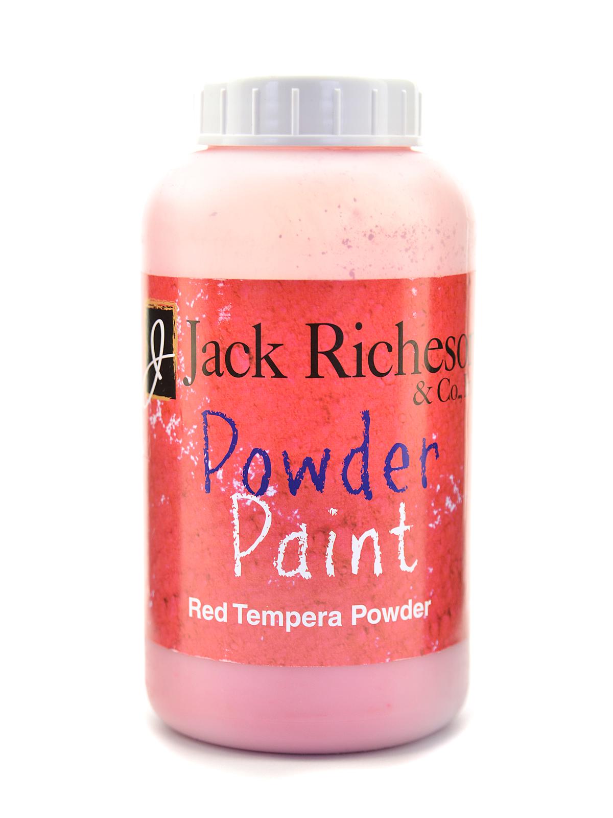 Powder Tempera Paint red 16 oz. jar