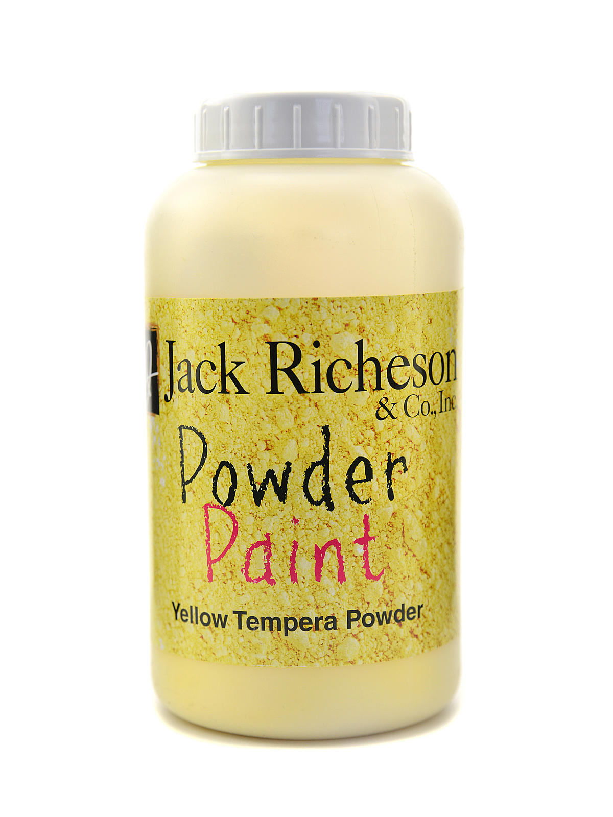 Powder Tempera Paint yellow 16 oz. jar