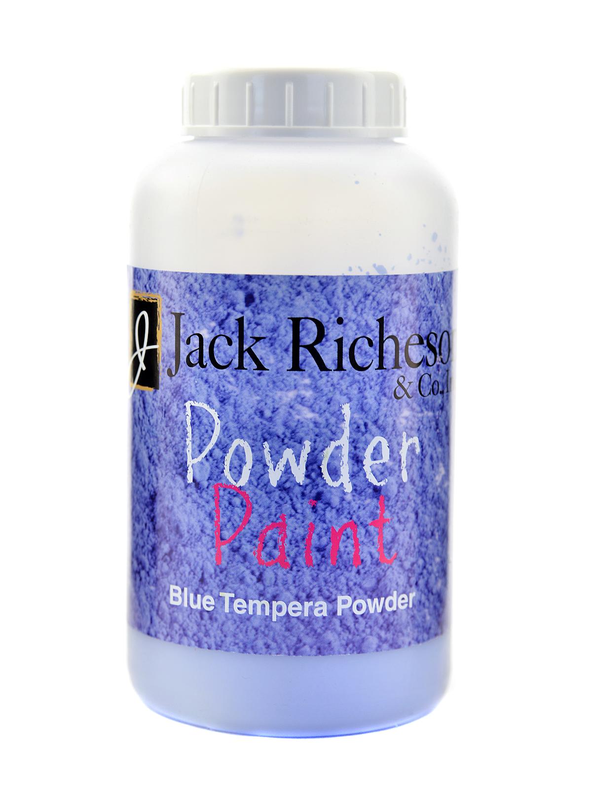 Powder Tempera Paint blue 16 oz. jar