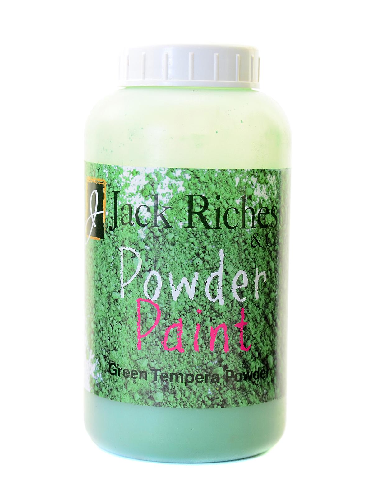 Powder Tempera Paint green 16 oz. jar