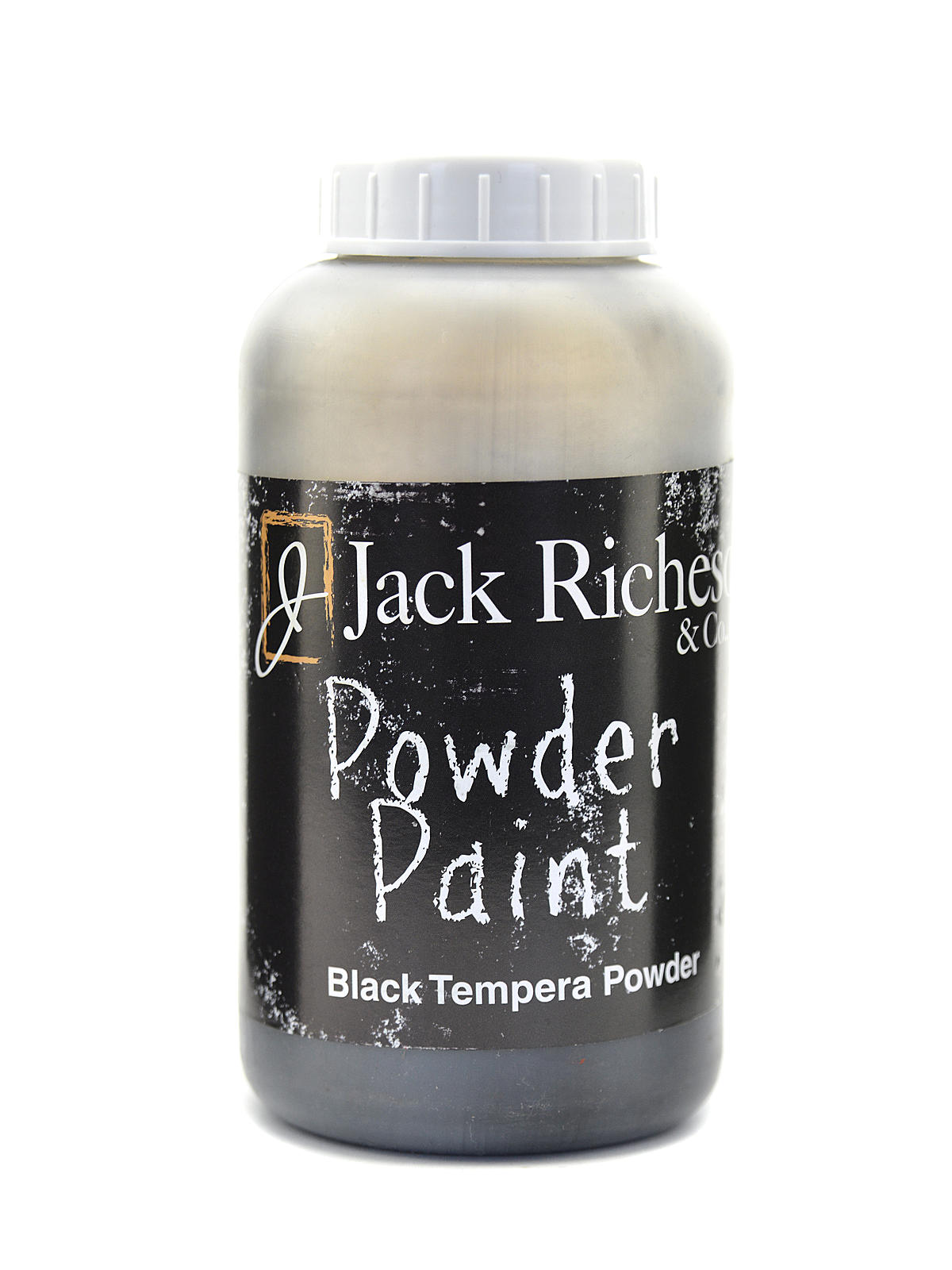 Powder Tempera Paint black 16 oz. jar