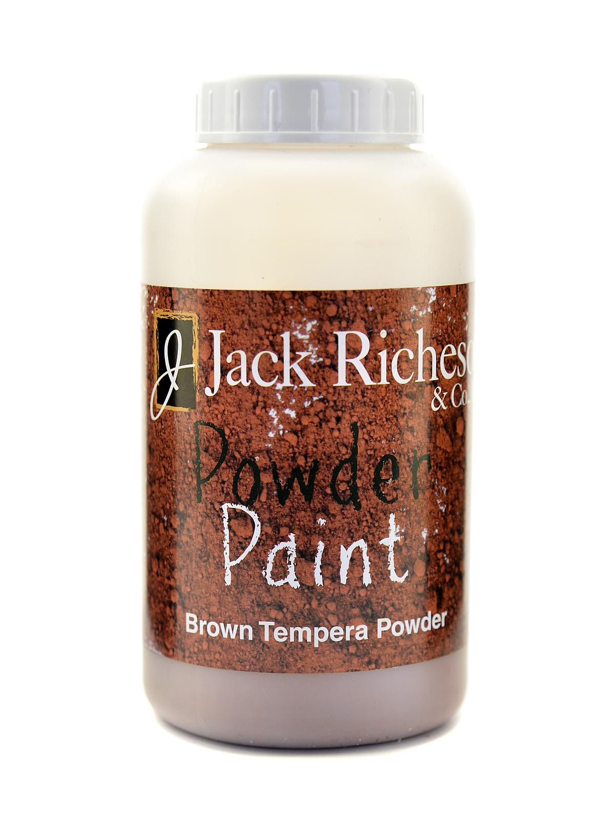 Powder Tempera Paint brown 16 oz. jar
