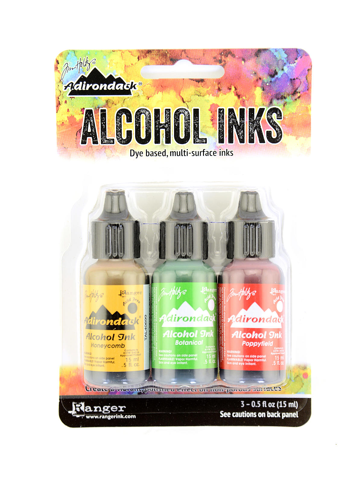 Tim Holtz Alcohol Ink Sets conservatory honeycomb, botanical, poppyfield