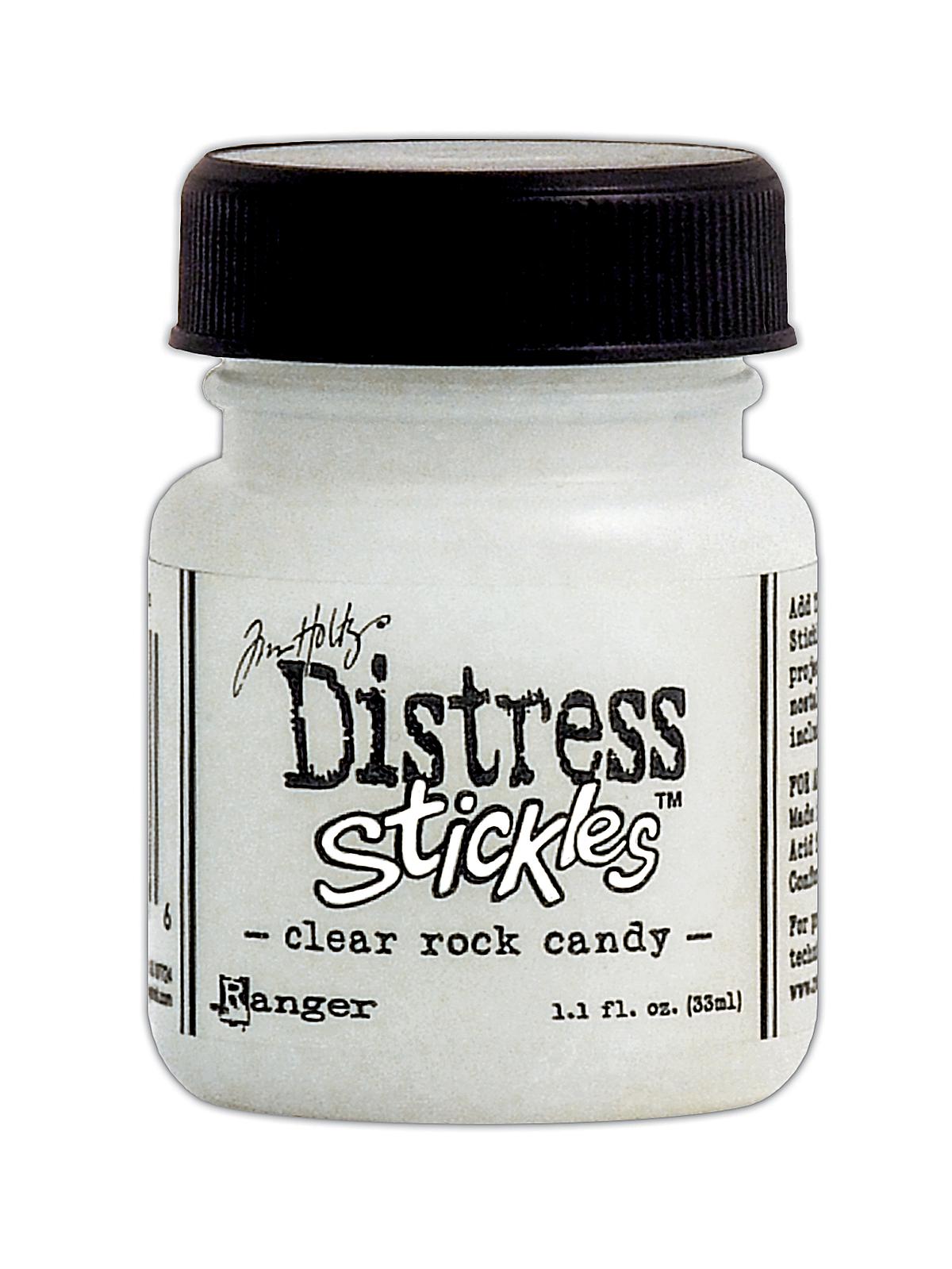 Tim Holtz Distress Glitter Clear Rock Candy 3 Oz. Jar