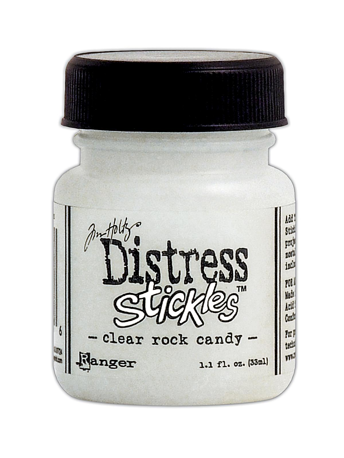 Tim Holtz Distress Glitter clear rock candy 3 oz. jar
