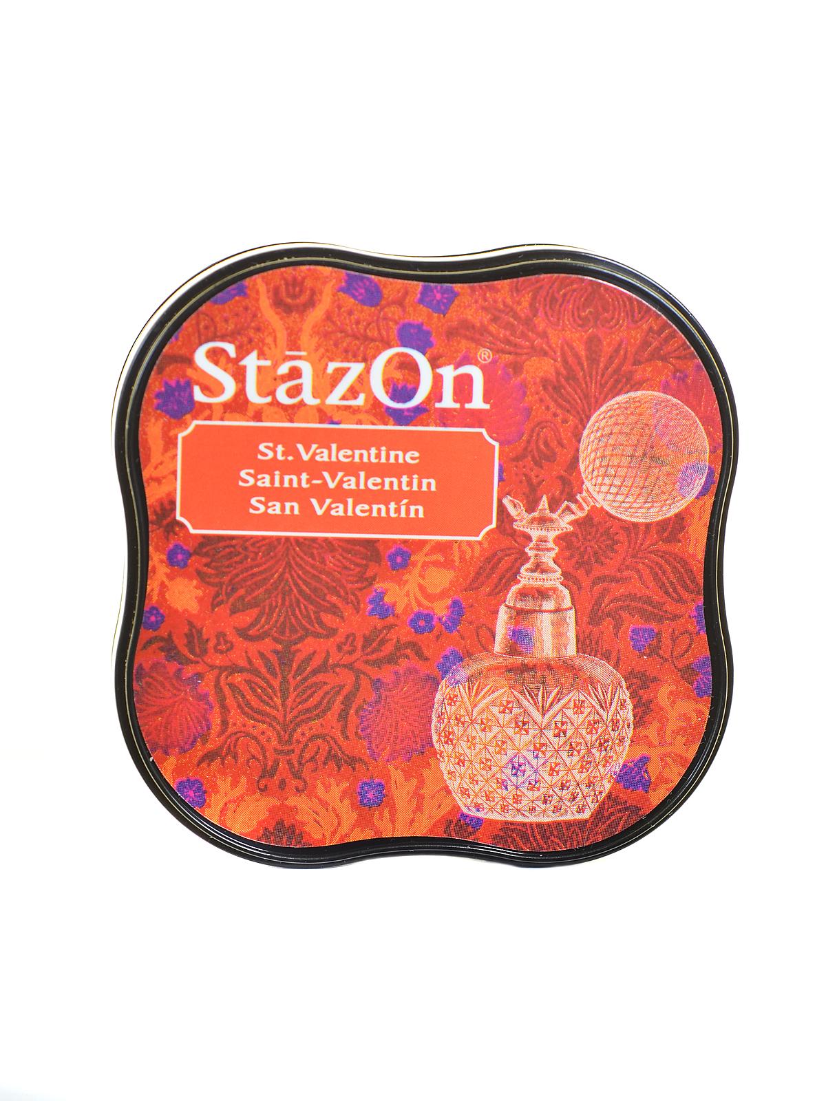 Stazon Solvent Ink St. Valentine 2.375 In. X 2.375 In. Midi Pad