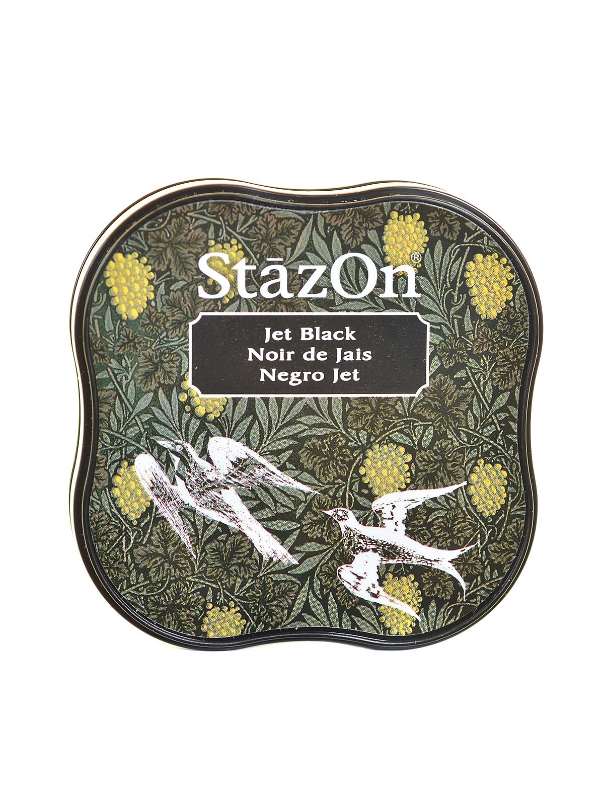 StazOn Solvent Ink jet black 2.375 in. x 2.375 in. midi pad