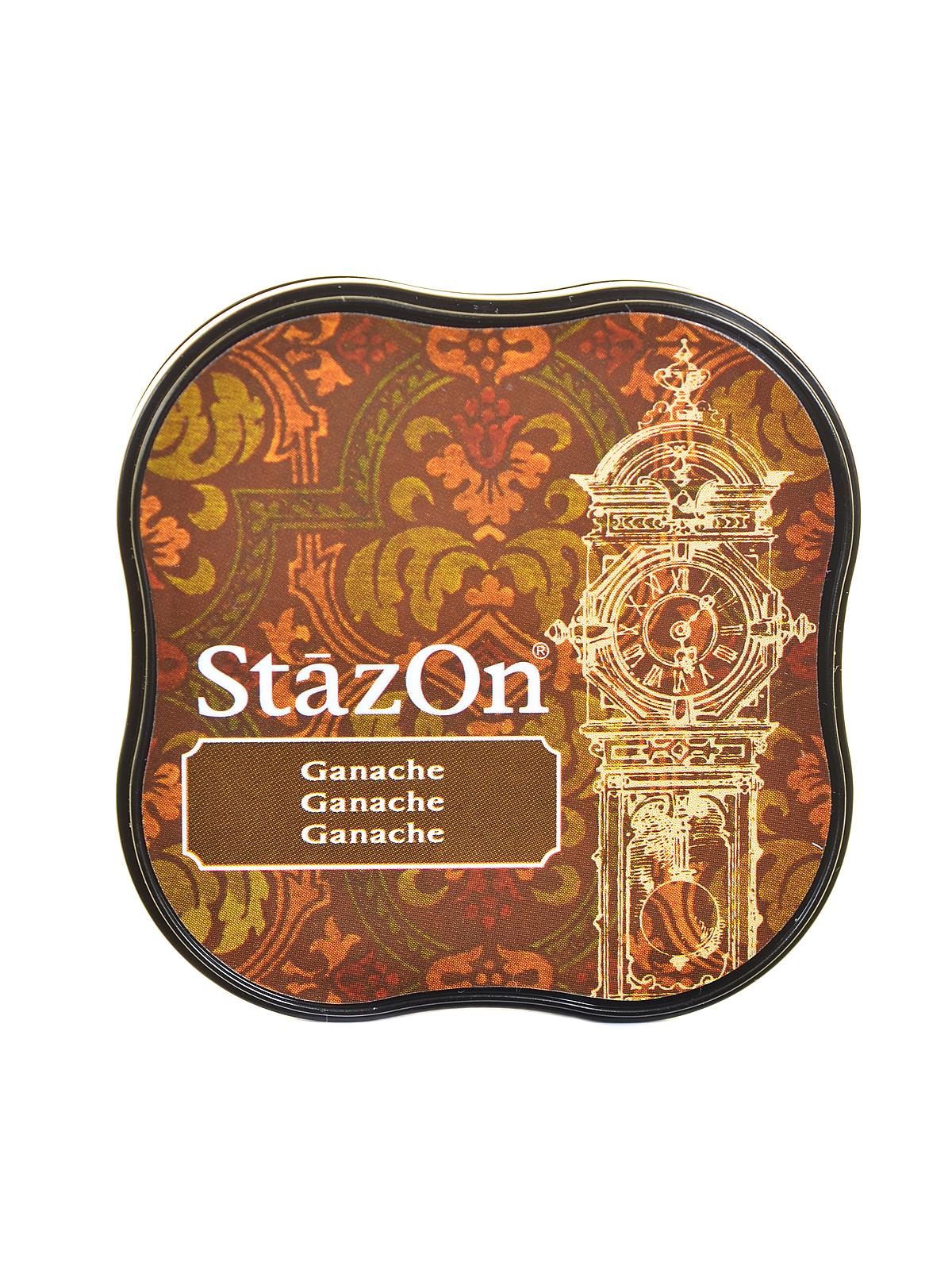 StazOn Solvent Ink ganache 2.375 in. x 2.375 in. midi pad