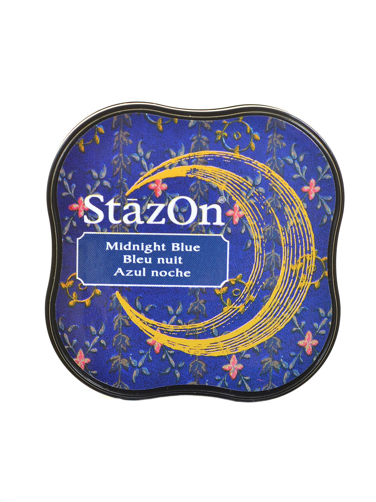 Stazon Solvent Ink Midnight Blue 2.375 In. X 2.375 In. Midi Pad