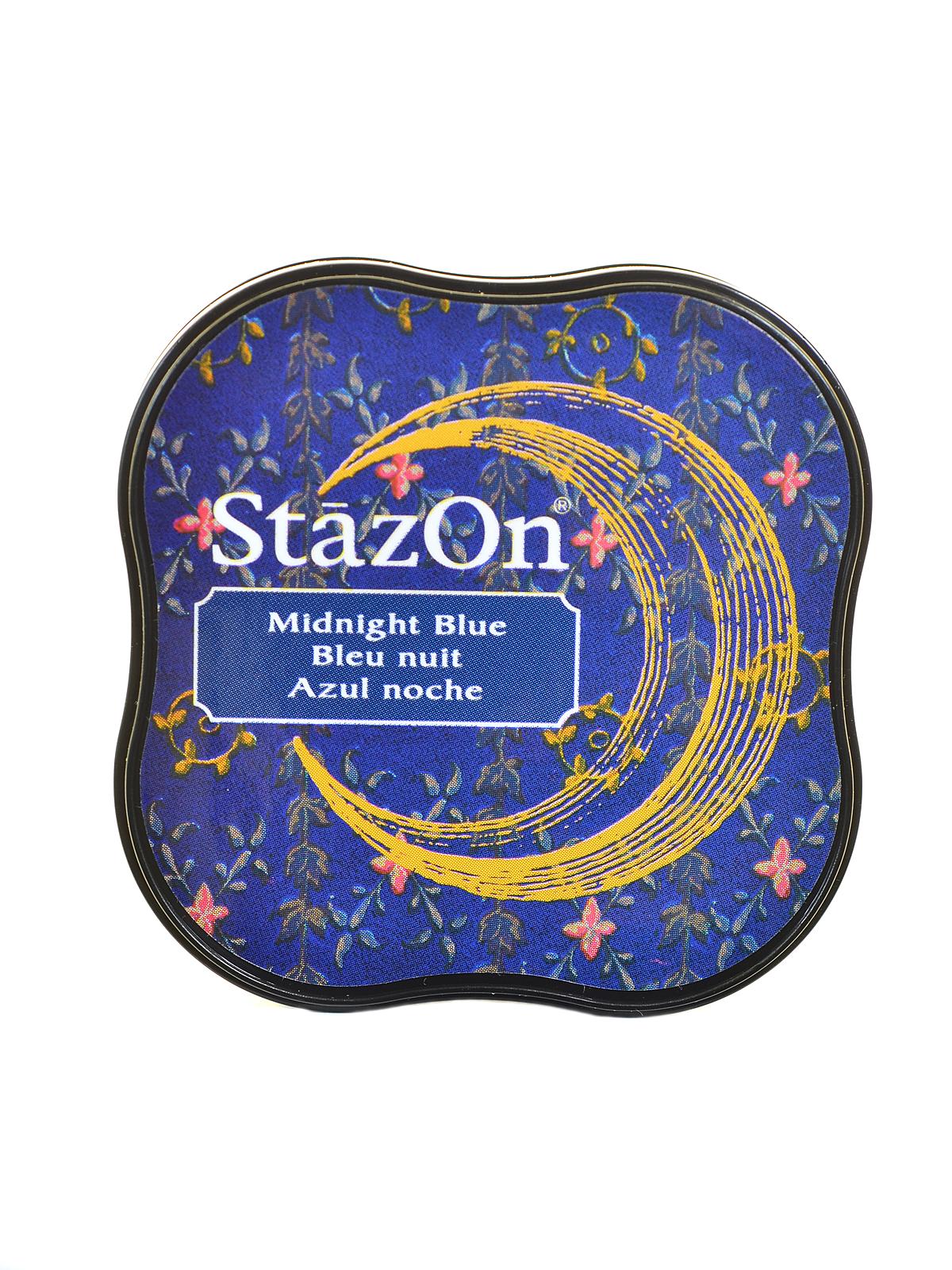 StazOn Solvent Ink midnight blue 2.375 in. x 2.375 in. midi pad