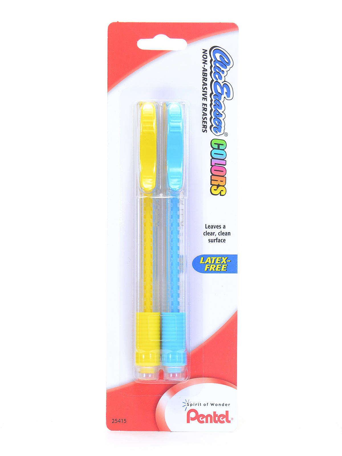 ClicEraser Colors assorted pack of 2
