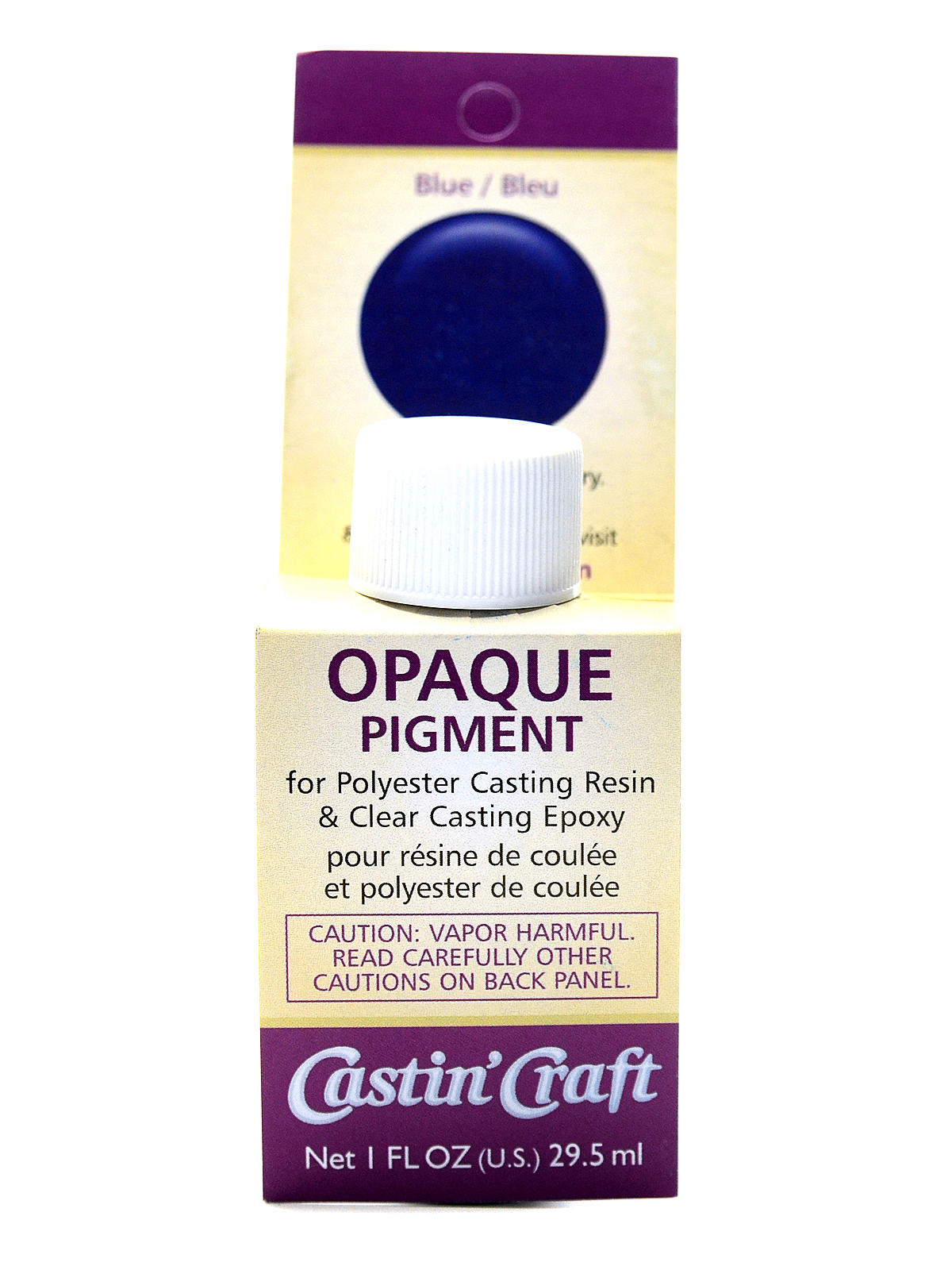 Opaque Pigments blue bottle 1 oz.