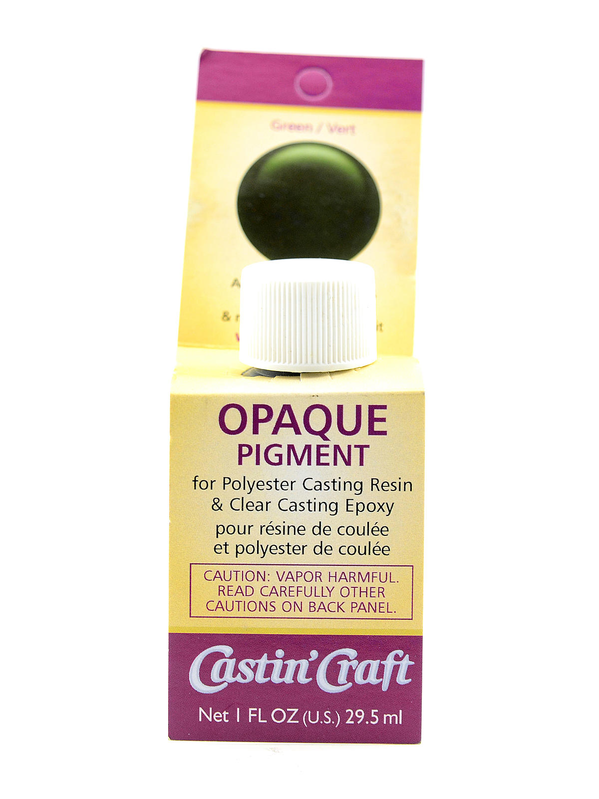 Opaque Pigments green bottle 1 oz.
