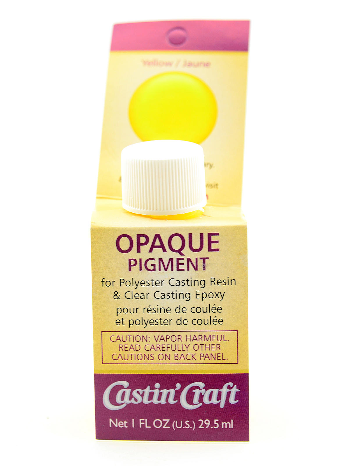Opaque Pigments Yellow Bottle 1 Oz.