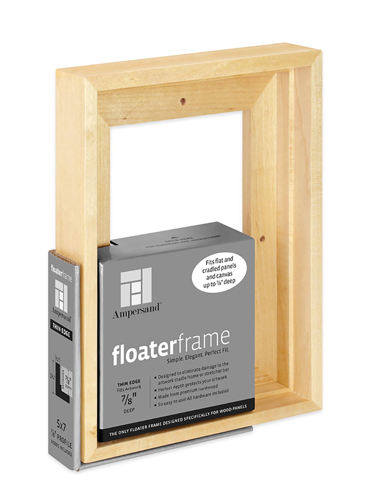 Thin Floaterframes 1 1 2 in. 5 in. x 7 in. maple