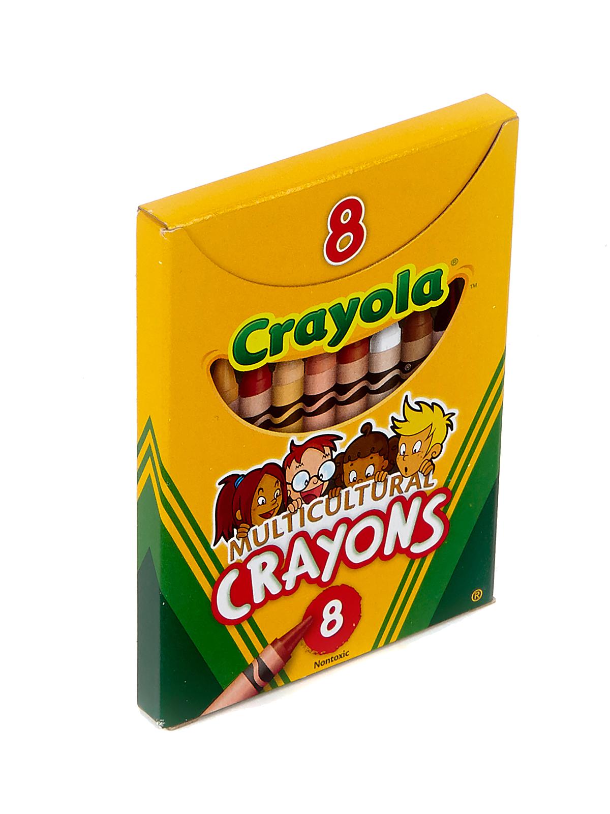 Multicultural Crayons Regular Box Of 8