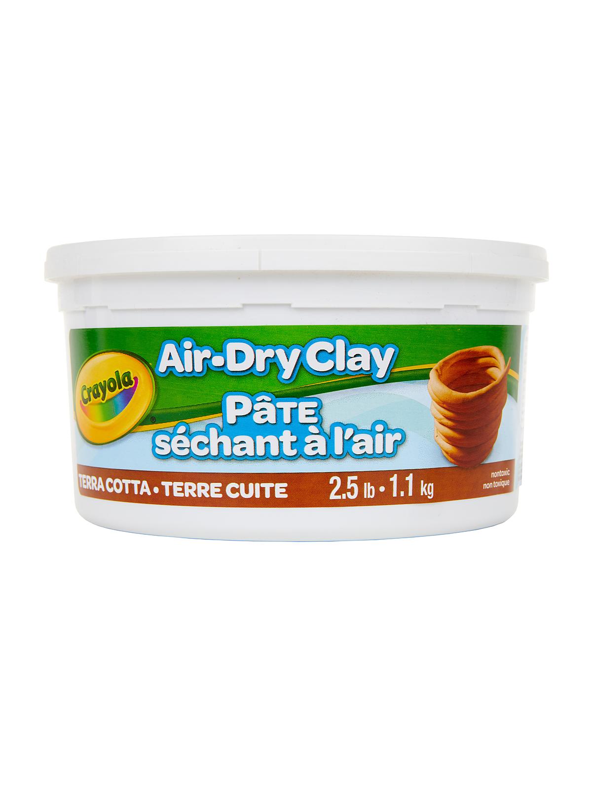 Air-dry Clay 2.5 Lb. Tub Terra Cotta