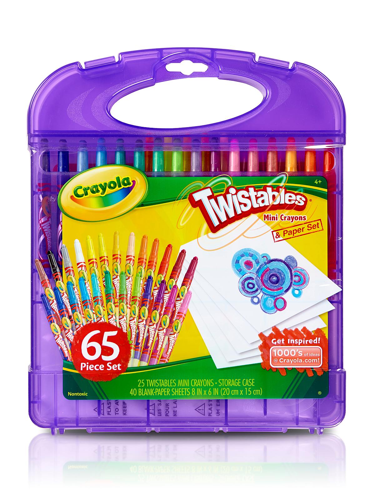 Mini Twistables Crayons & Paper Set each