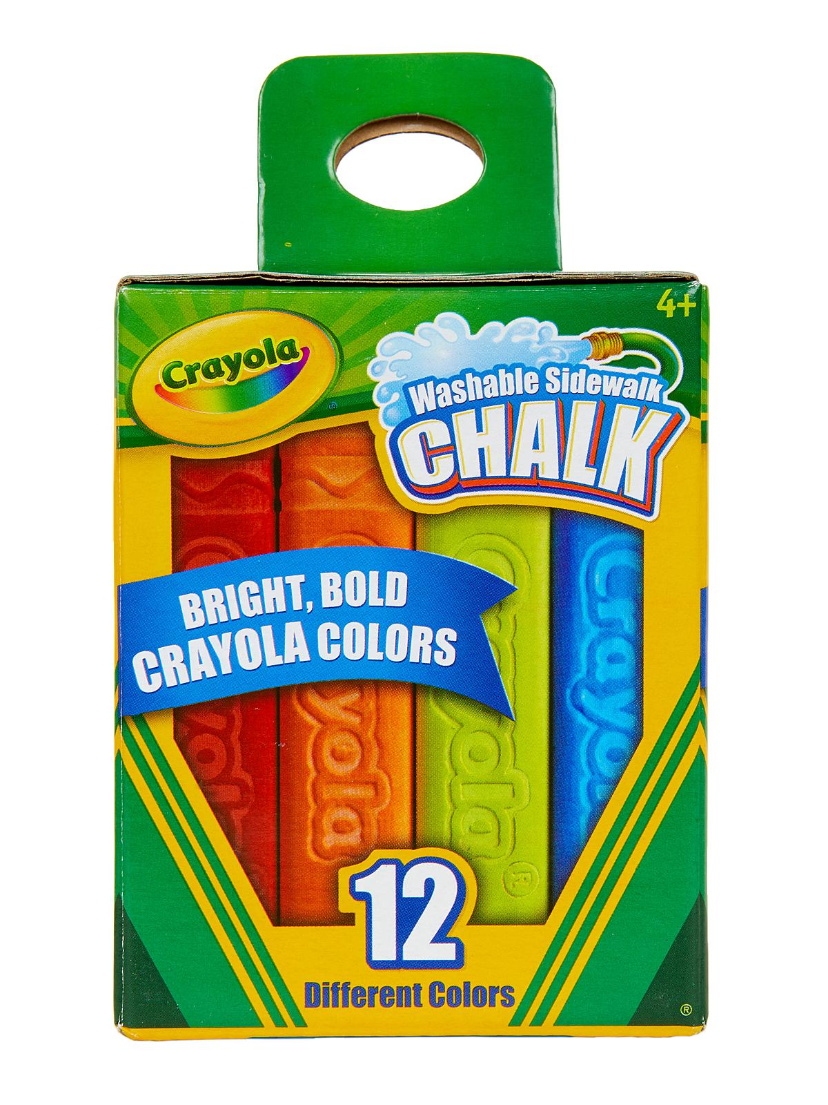 Washable Sidewalk Chalk Pack Of 12