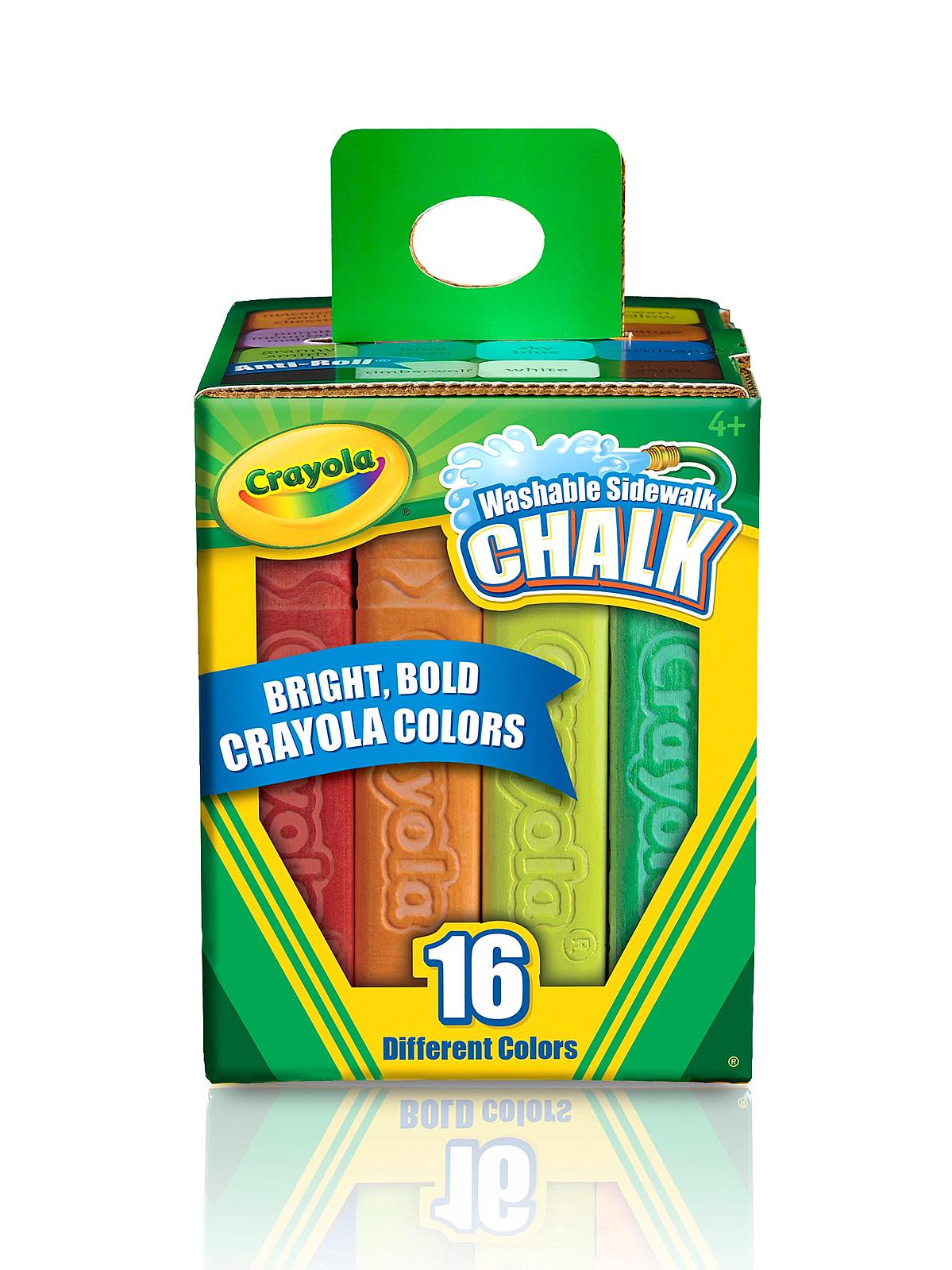 Washable Sidewalk Chalk Pack Of 16