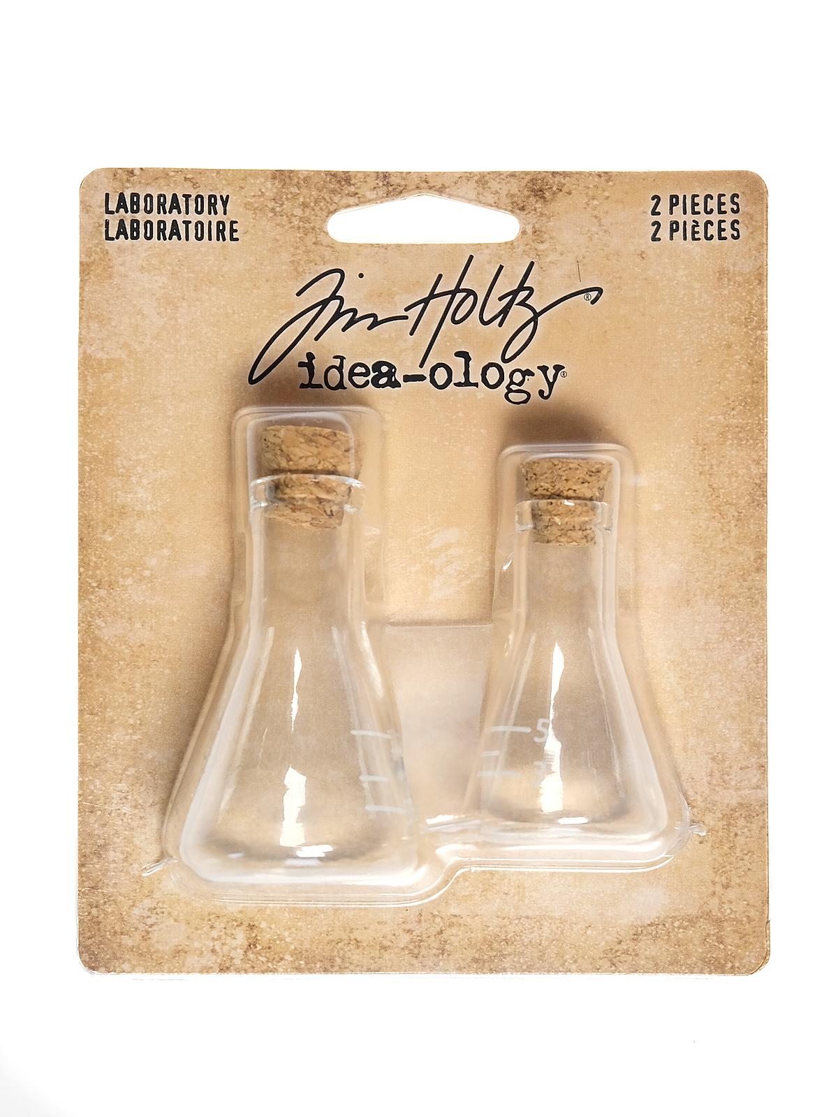 Idea-ology Findings laboratory glass flasks pack of 2