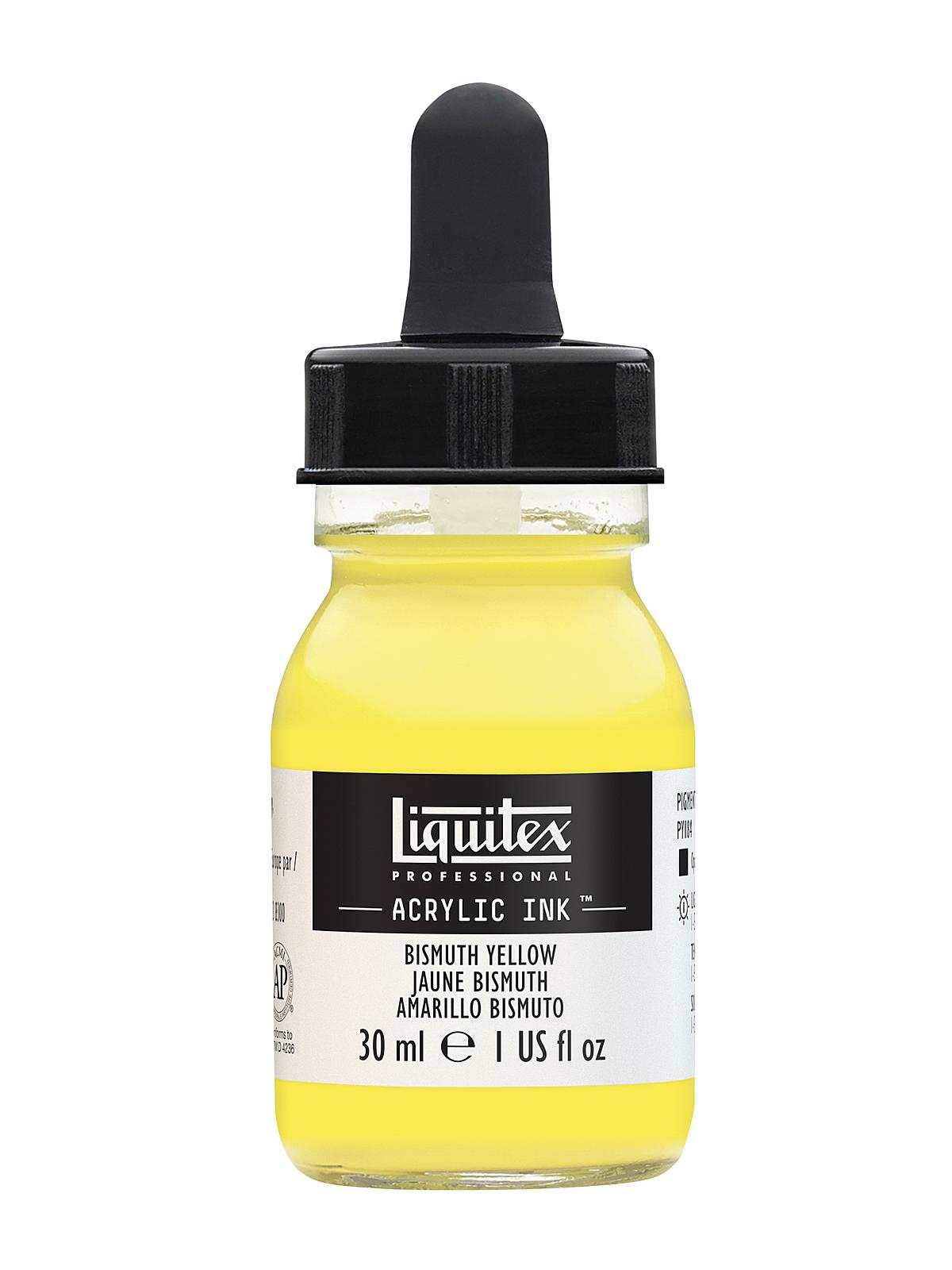 Professional Acrylic Inks bismuth yellow 155 30 ml