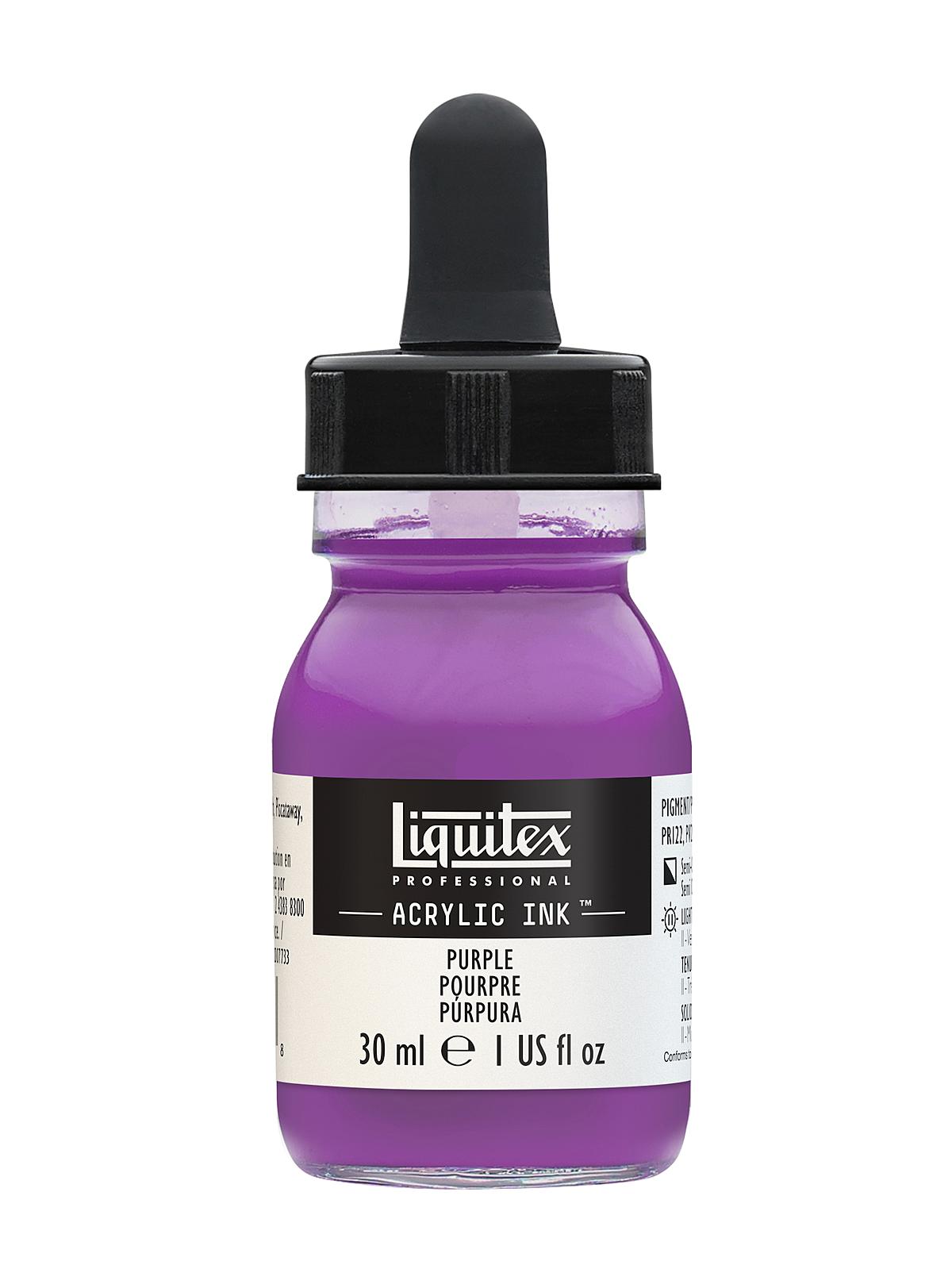 Professional Acrylic Inks purple 015 30 ml