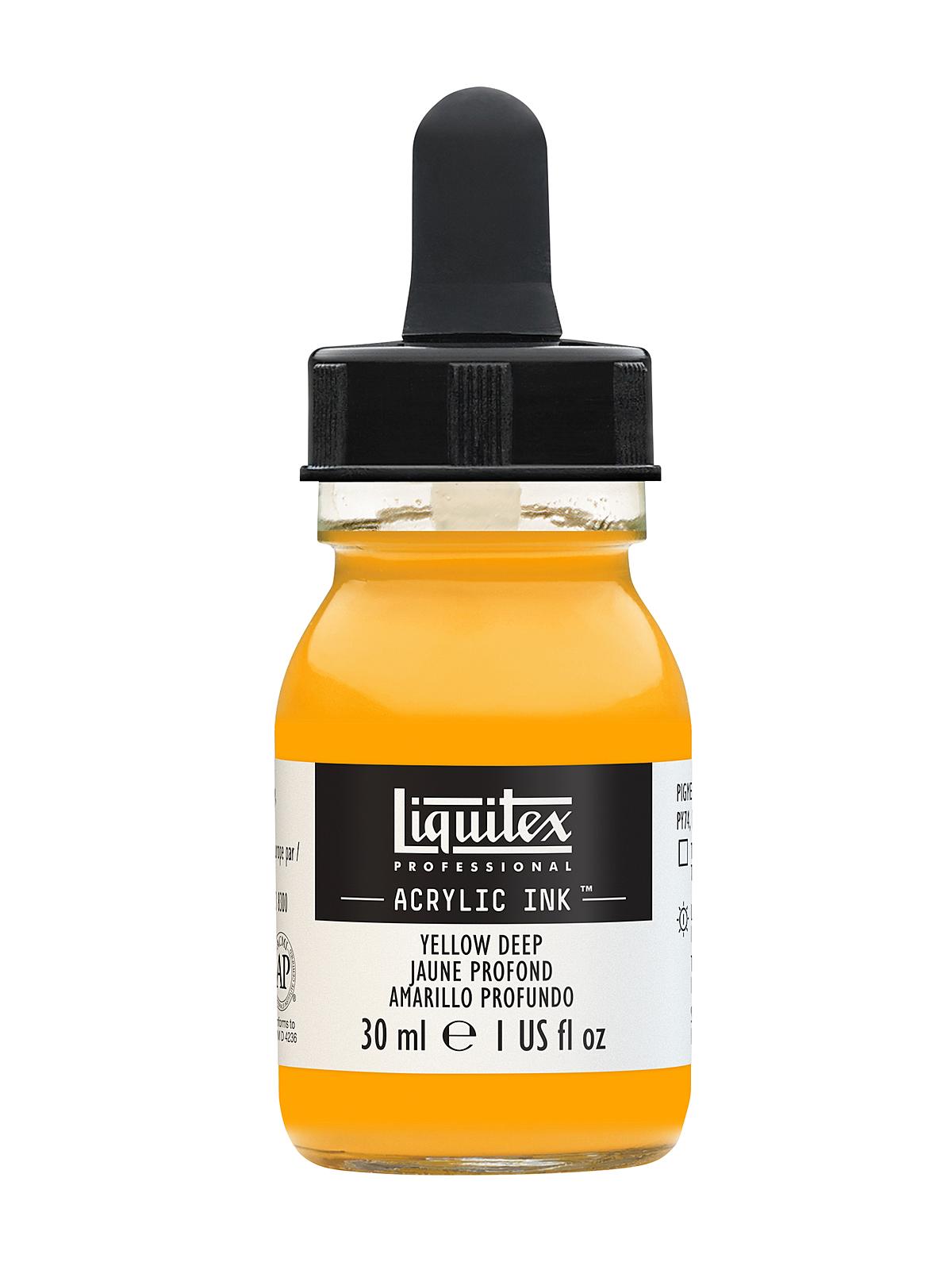 Professional Acrylic Inks yellow deep 295 30 ml
